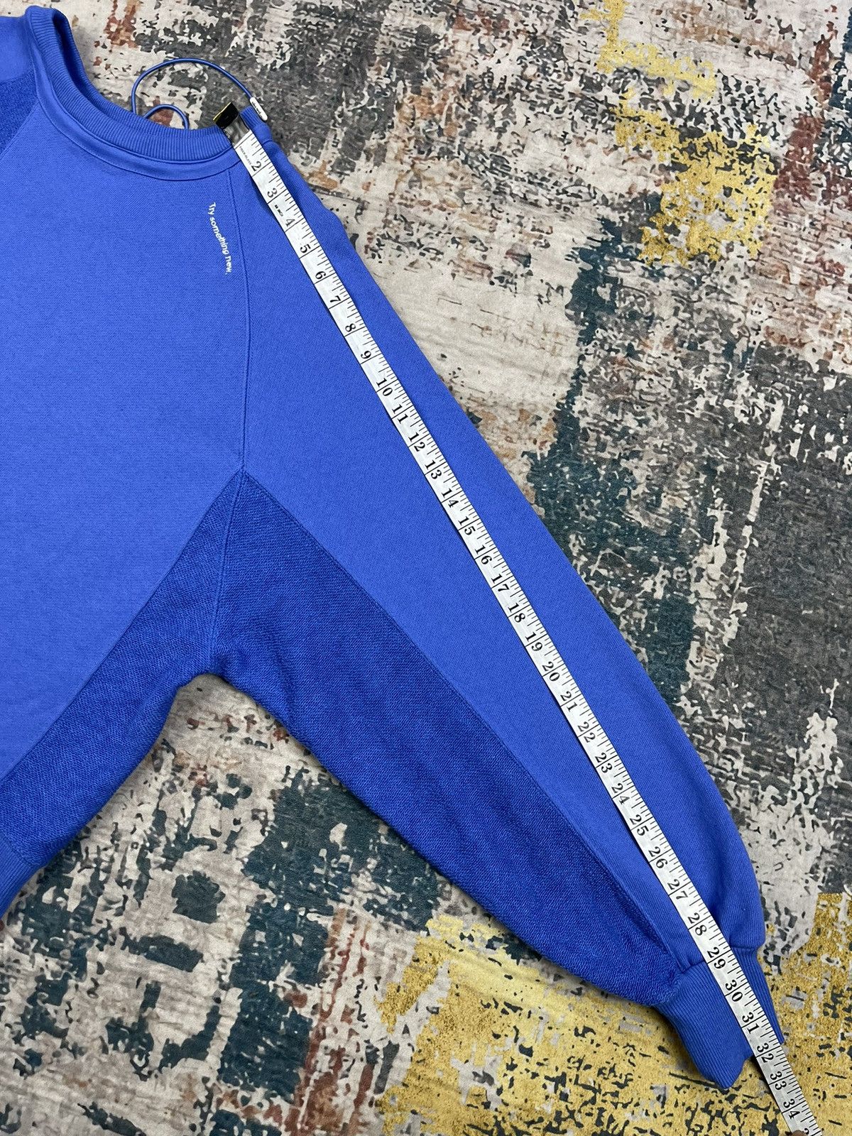 Japanese Brand Niko And 2 Way Patchwork Pull Over Sweatshirt Size ONE SIZE - 10 Thumbnail
