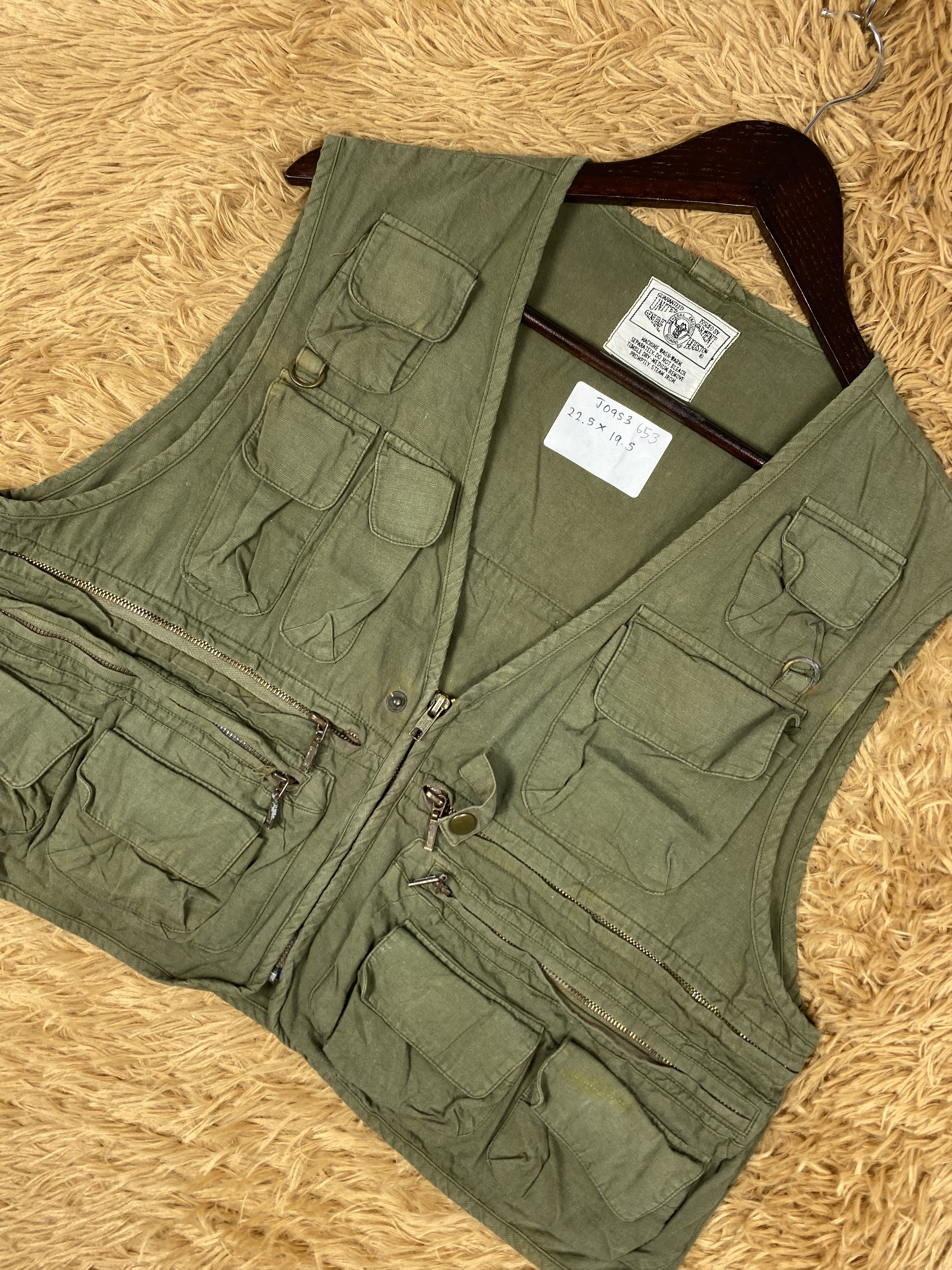 Vintage Vintage Geniune Houston Mulitpocket Vest DJ0653 Size US L / EU 52-54 / 3 - 2 Thumbnail