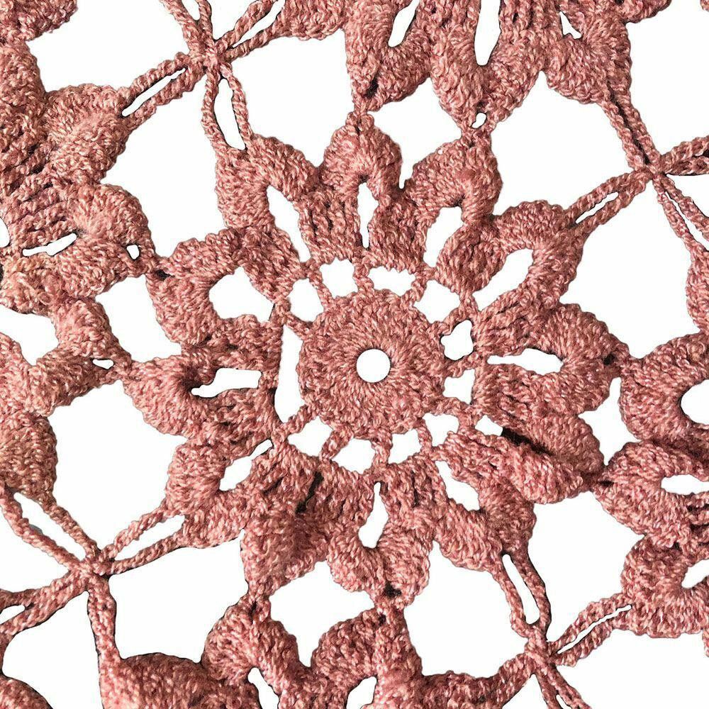 Designer New Pink Hand Made Waistcoat Crocheted Vest M Size M / US 6-8 / IT 42-44 - 2 Thumbnail