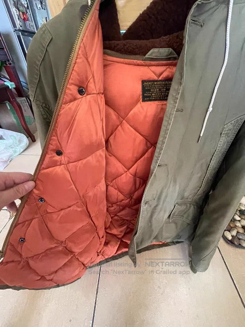 The Real McCoy's The Real McCoys S B-9 B9 Air Force Flight Jacket Size US M / EU 48-50 / 2 - 4 Thumbnail