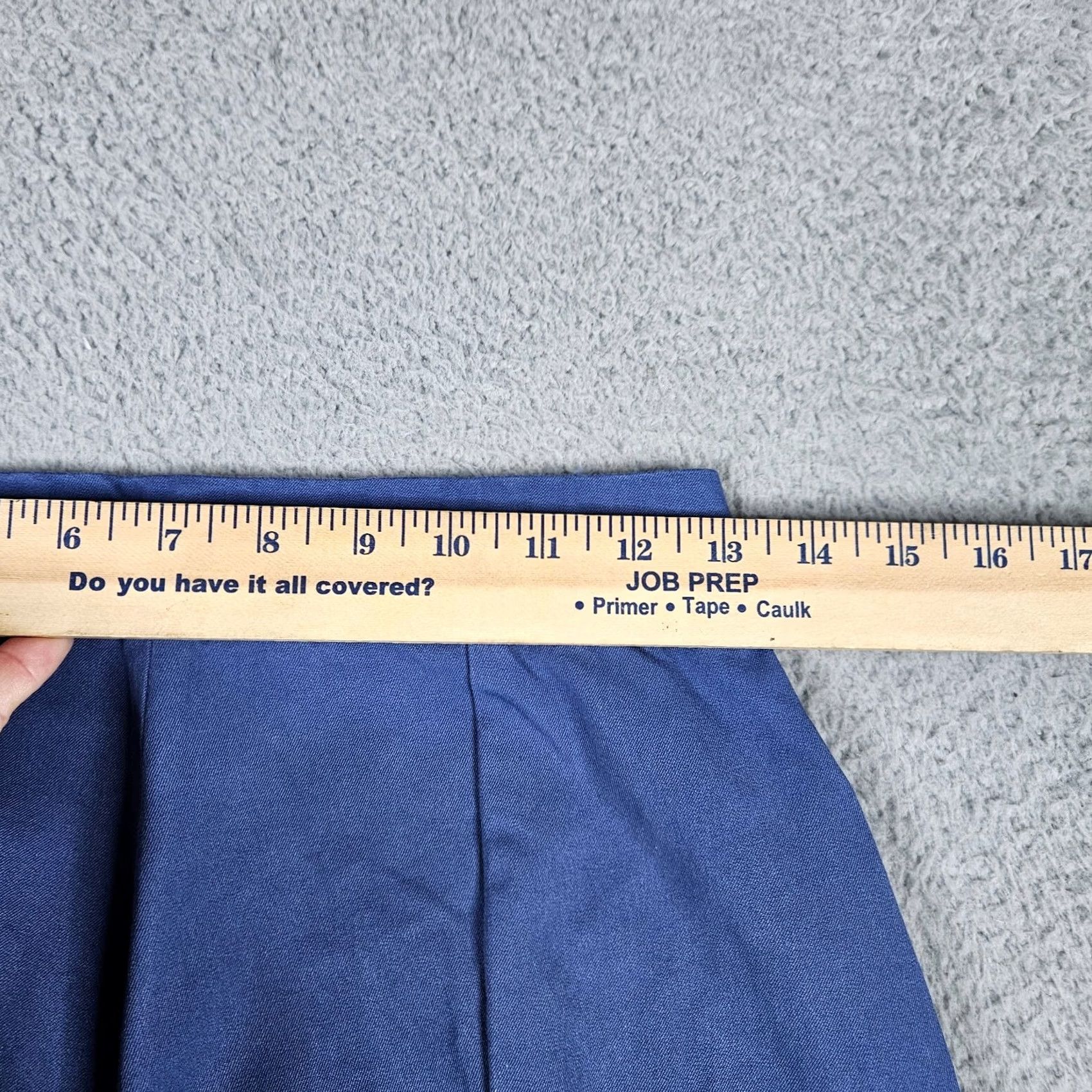 Everlane Everlane Women's Pants Side Zipper Ankle Blue 6 Slim Regular Fit Cotton Elastane Size 28" / US 6 / IT 42 - 4 Thumbnail