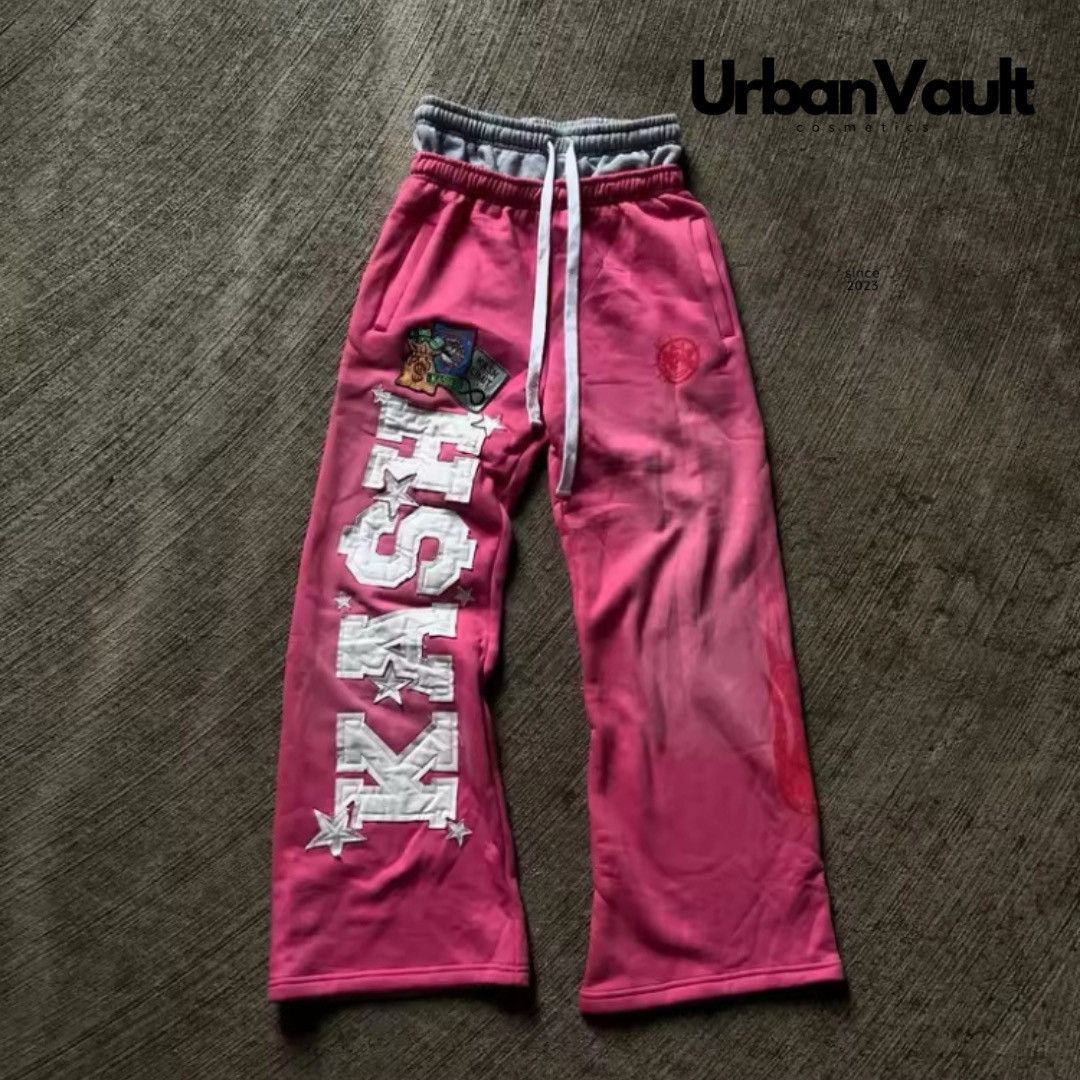 Other Pink Y2K Oversized loose Trouser Size US 43 - 1 Thumbnail