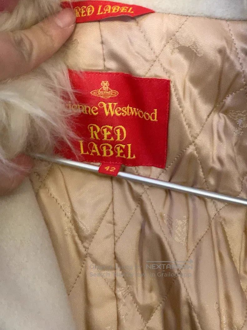 Vivienne Westwood Vivienne Westwood 90s rare fur collar wool coat Size M / US 6-8 / IT 42-44 - 8 Thumbnail