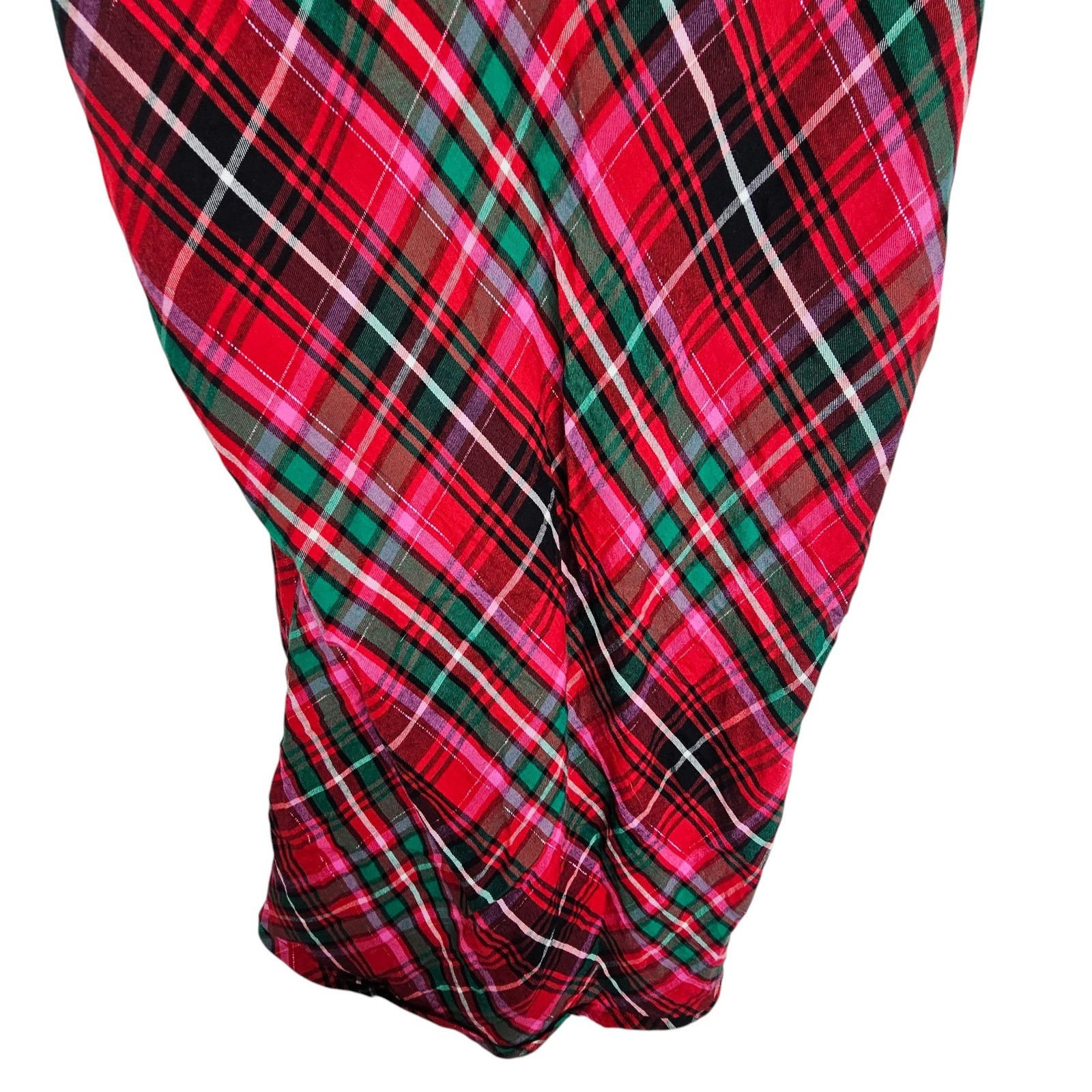 Victoria's Secret Victorias Secret Plaid Cami Slip Dress Lace M Dark Academia Size 30" / US 8 / IT 44 - 3 Thumbnail