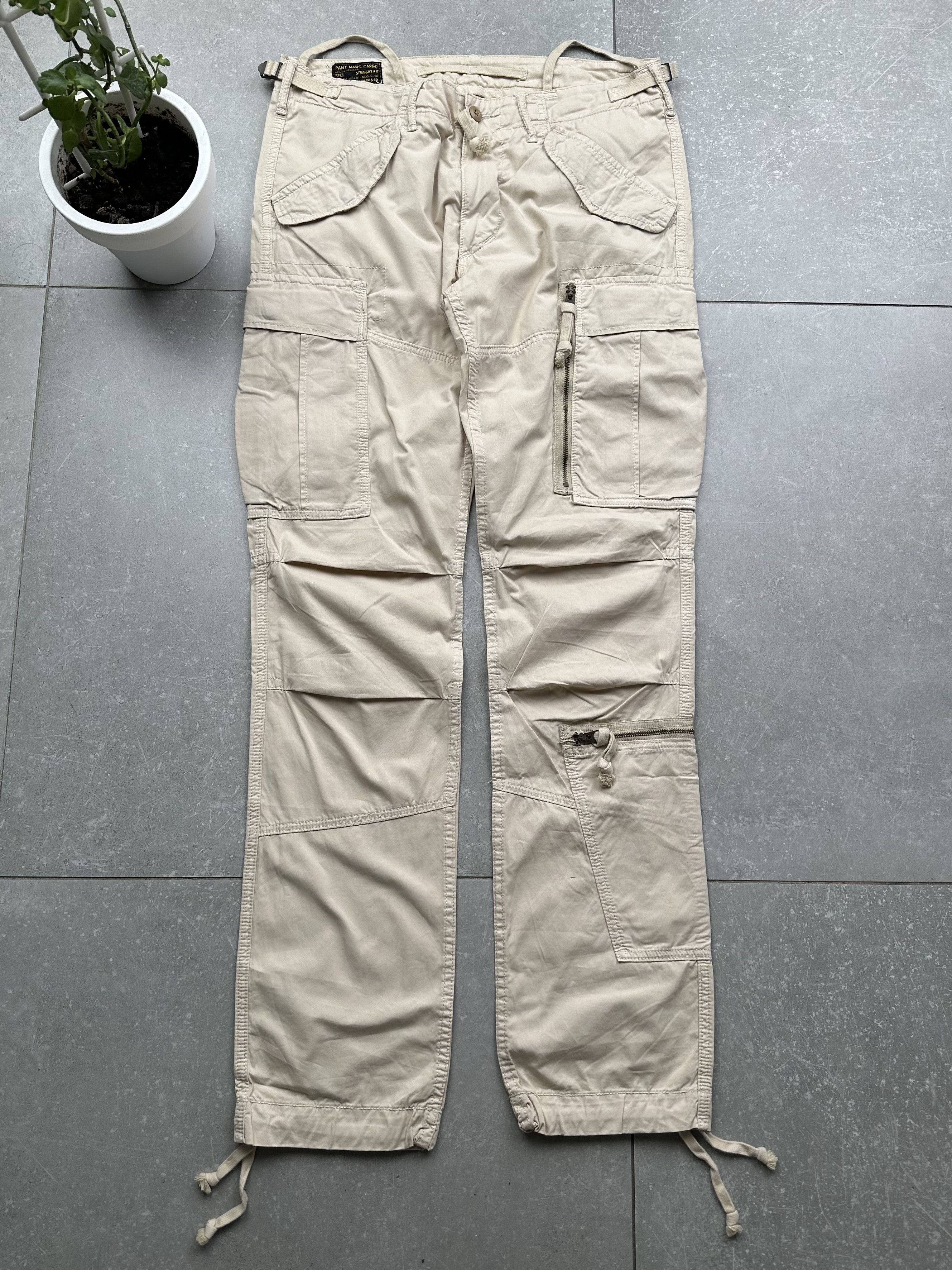 image of Avant Garde x Polo Ralph Lauren Polo Ralph Laurent Vintage Cargo Pants in Beige, Men's (Size 33)