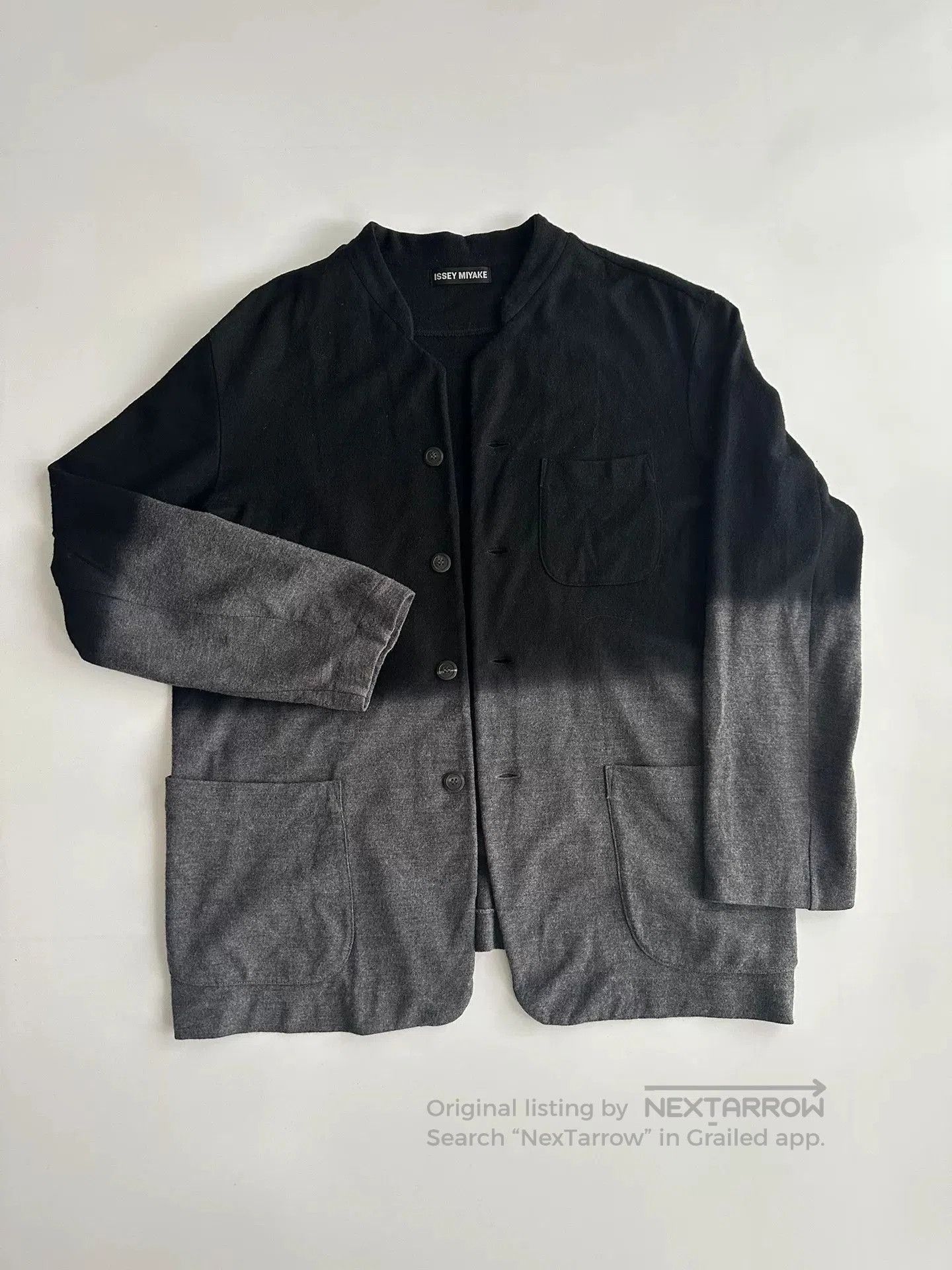 Issey Miyake ISSEY MIYAKE Gradient Color Cardigan. Size US XL / EU 56 / 4 - 3 Thumbnail