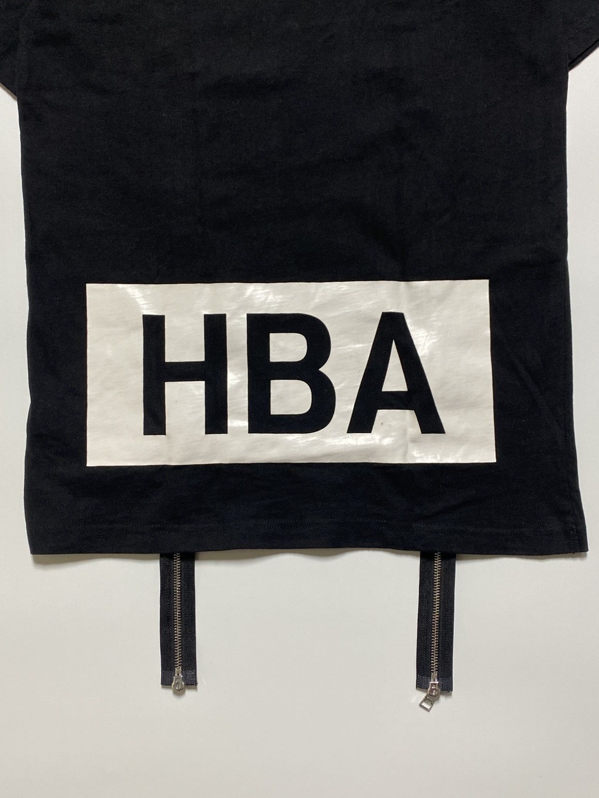 Hood By Air Hood By Air Double Zip Logo T-Shirt Size US S / EU 44-46 / 1 - 9 Thumbnail