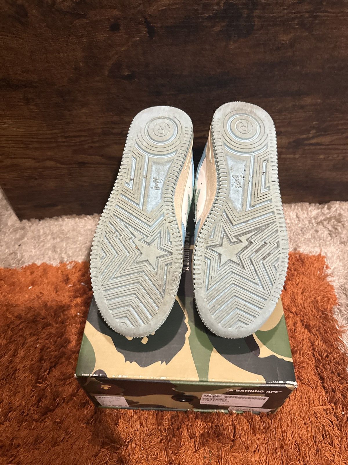Bape Bape sta low m2 It blue Size US 9 / EU 42 - 5 Thumbnail