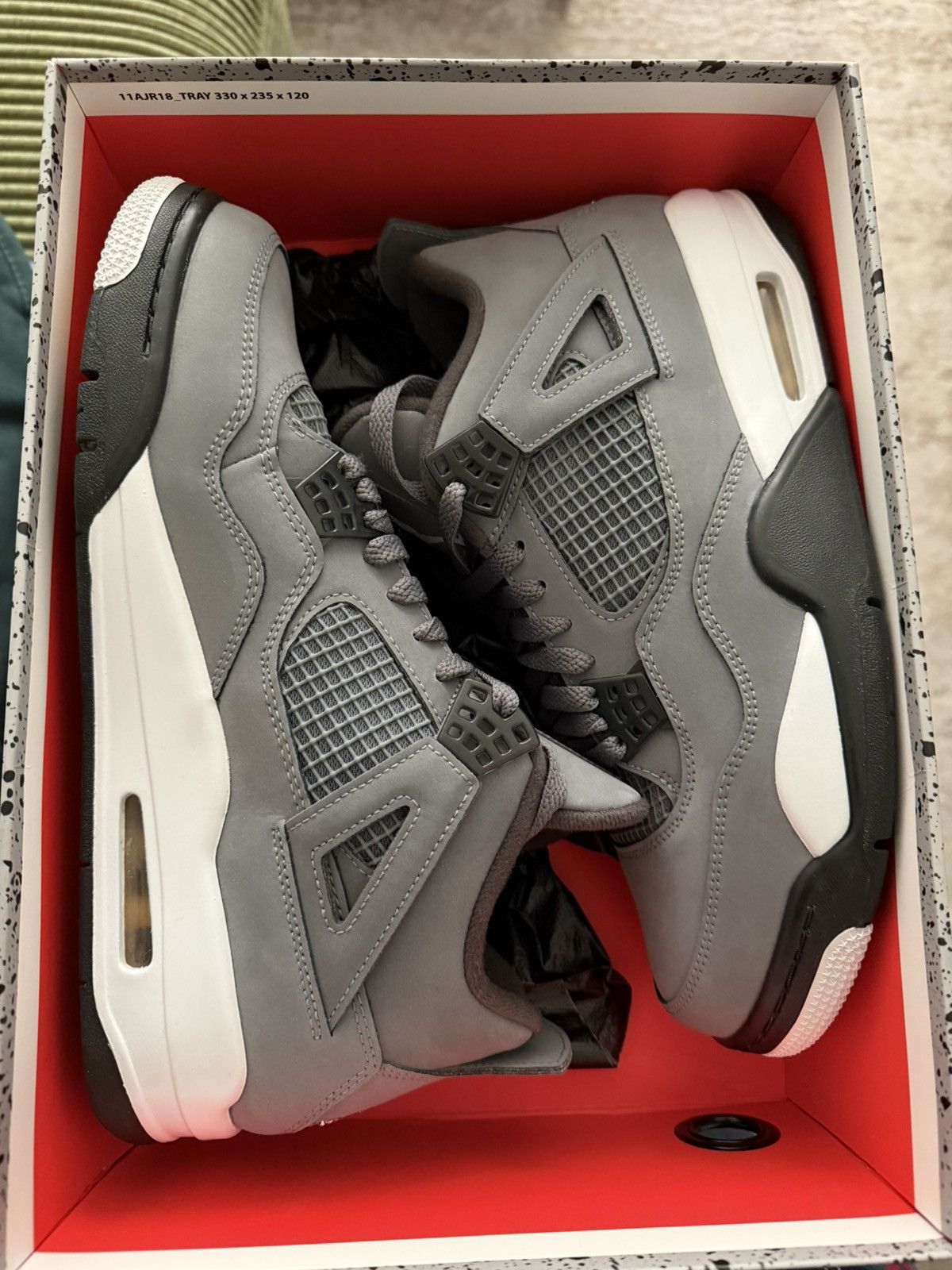 Jordan Brand Jordan 4 Cool Grey Size US 10.5 / EU 43-44 - 2 Thumbnail