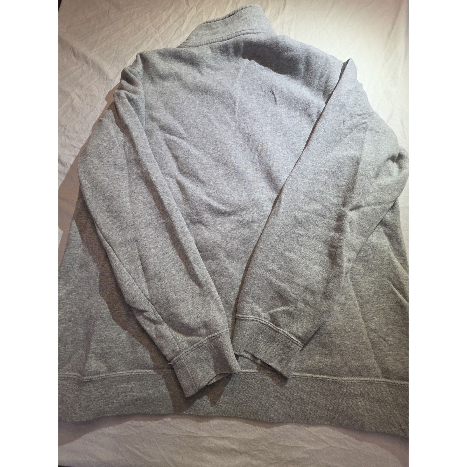 Nike Nike Men's Grey 1/4 Zip Longsleeve Pullover Sweatshirt Size US XL / EU 56 / 4 - 5 Thumbnail