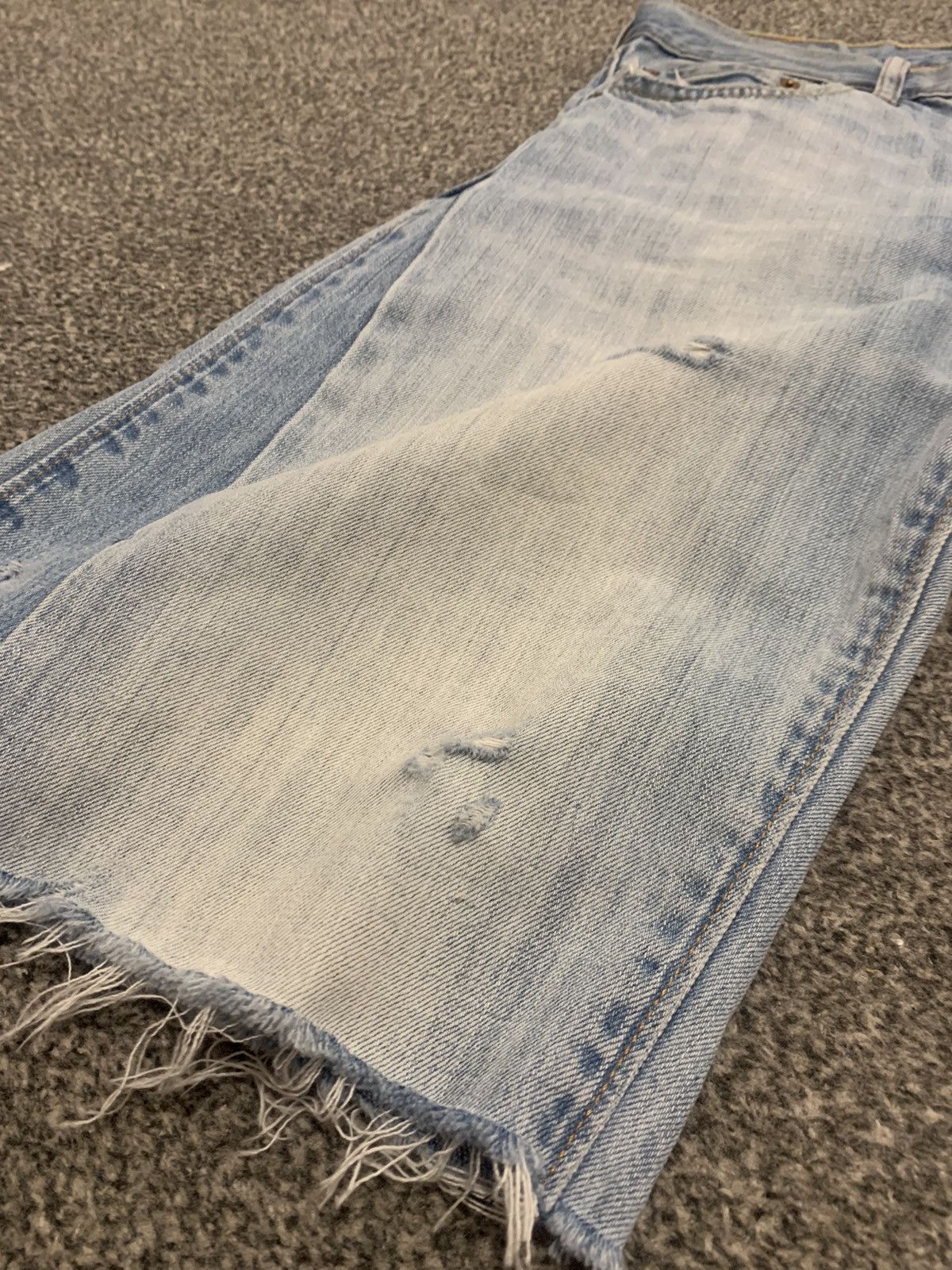 Levi's Vintage Clothing Y2K Wide Leg Levis Jorts Japanese Style Size US 31 - 6 Thumbnail