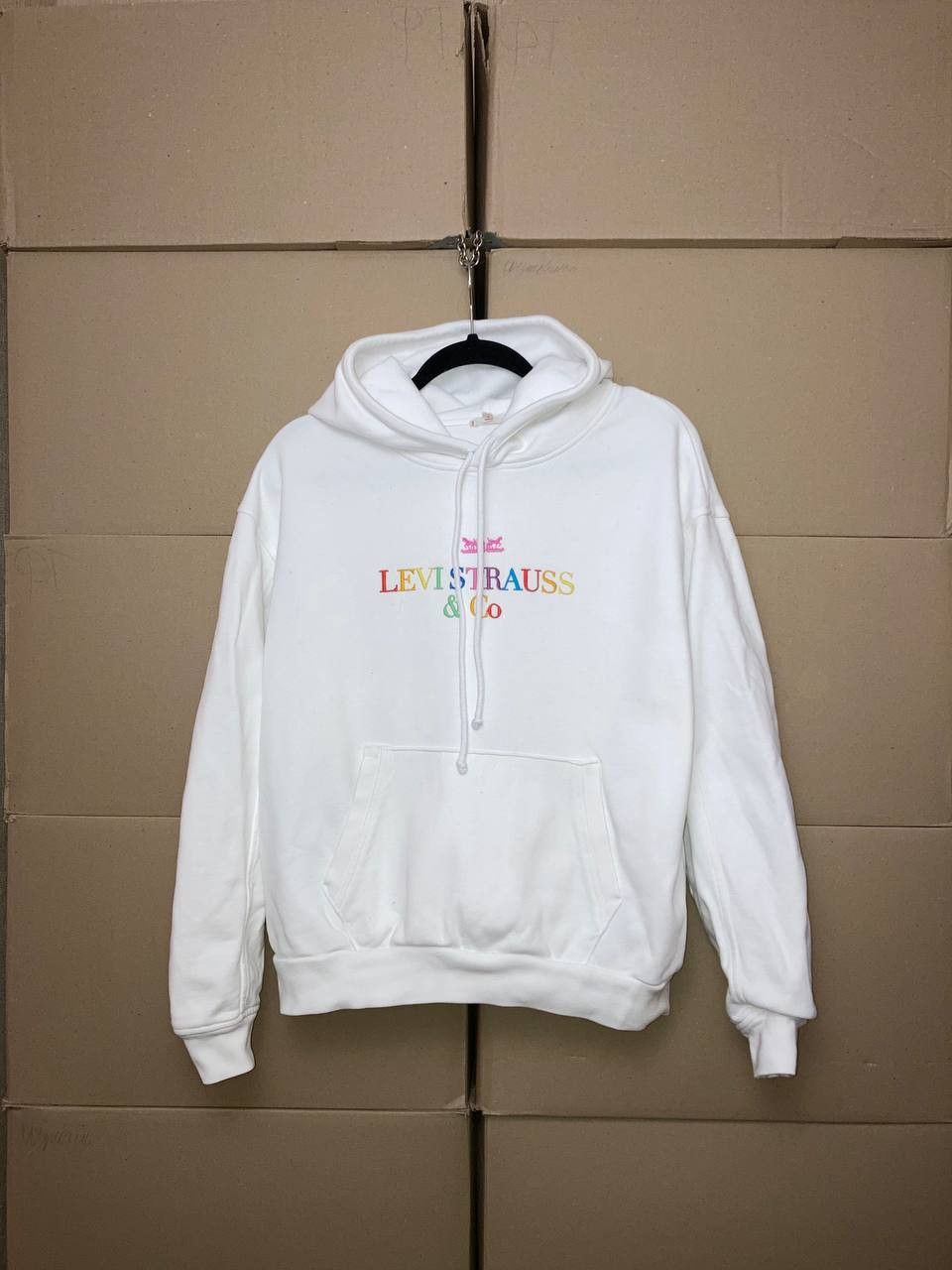 Levi's VINTAGE LEVIS HOODIE EMBROIDERED LOGO STREETWEAR Y2K SKATE Size US S / EU 44-46 / 1 - 1 Thumbnail