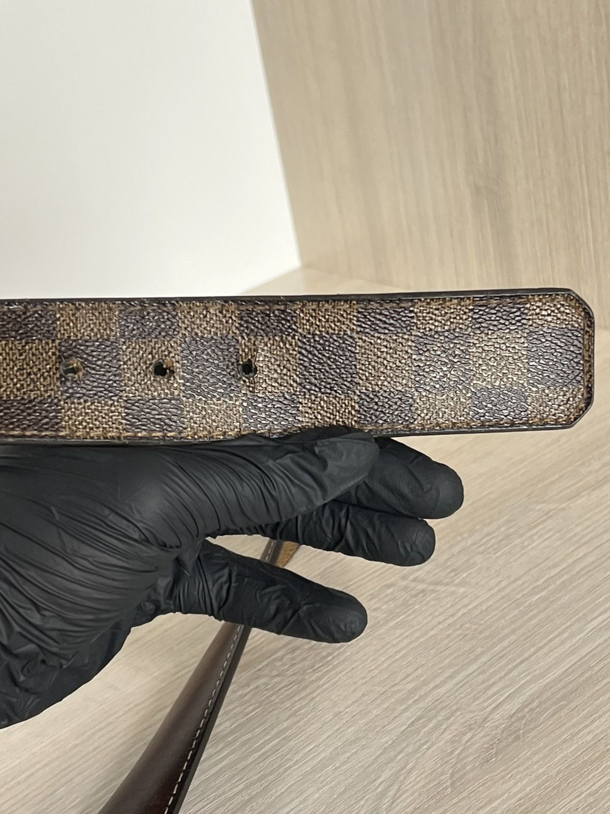 Louis Vuitton Louis Vuitton Damier Ebene Inventeur Belt Size 40 - 14 Thumbnail