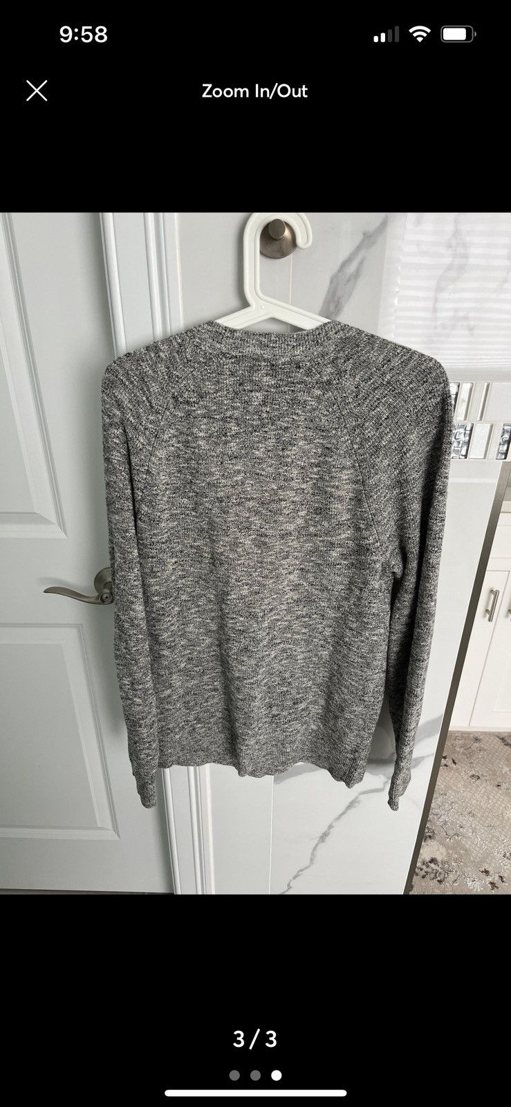 Abercrombie & Fitch Abercrombie and Fitch small grey blend sweater Size US S / EU 44-46 / 1 - 3 Thumbnail
