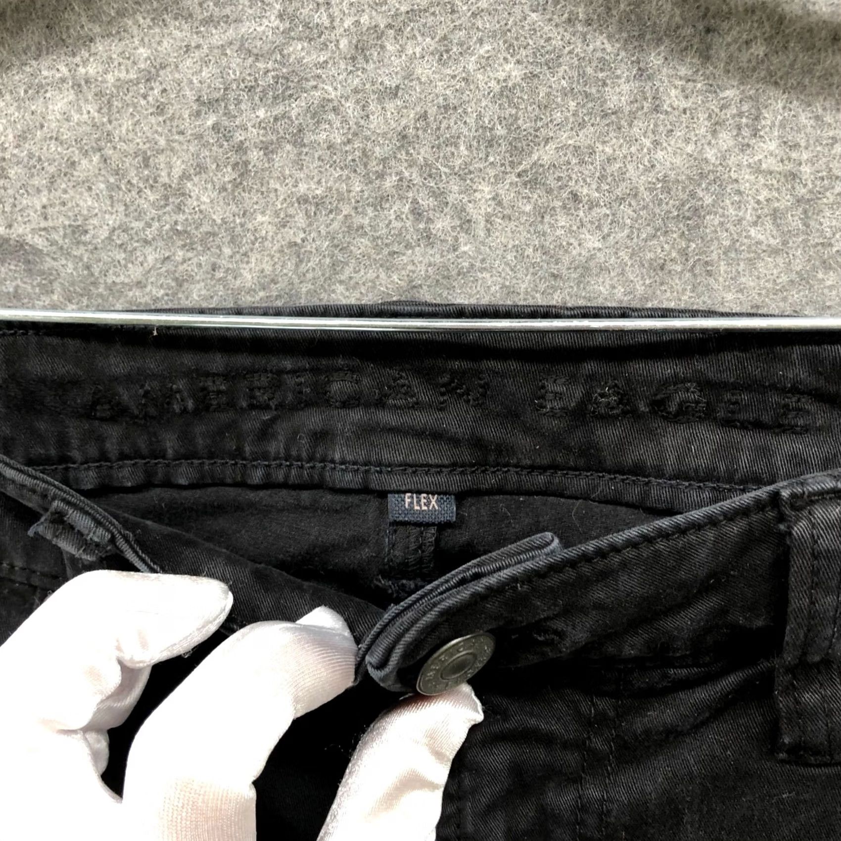 American Eagle Outfitters American Eagle Outfitters Skinny Chino Pants Mens 32x34 Black 5 Pocket Flex Soft Jean Pant Slim Flat Front Casual Size US 32 / EU 48 - 4 Thumbnail