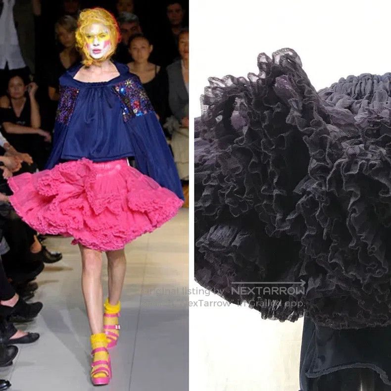 Comme des Garcons Comme des Garcons size S Black Skirt Size 22" - 2 Thumbnail
