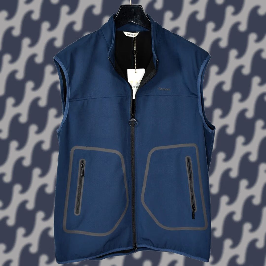 Barbour Barbour Livingstone Fleece Gilet Vest Jacket XL Men Blue Barbour Livingstone Fleece Gilet Vest XL Men Blue Size US XL / EU 56 / 4 - 1 Thumbnail