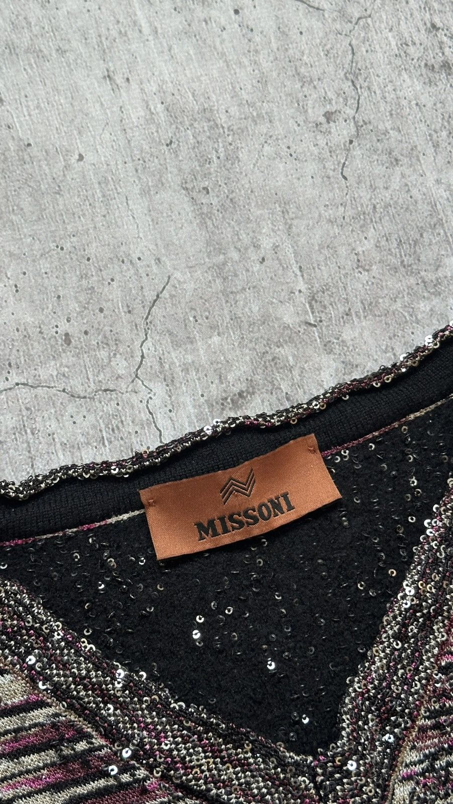 Missoni Women's Missoni V Neck Pullover Size L / US 10 / IT 46 - 8 Thumbnail