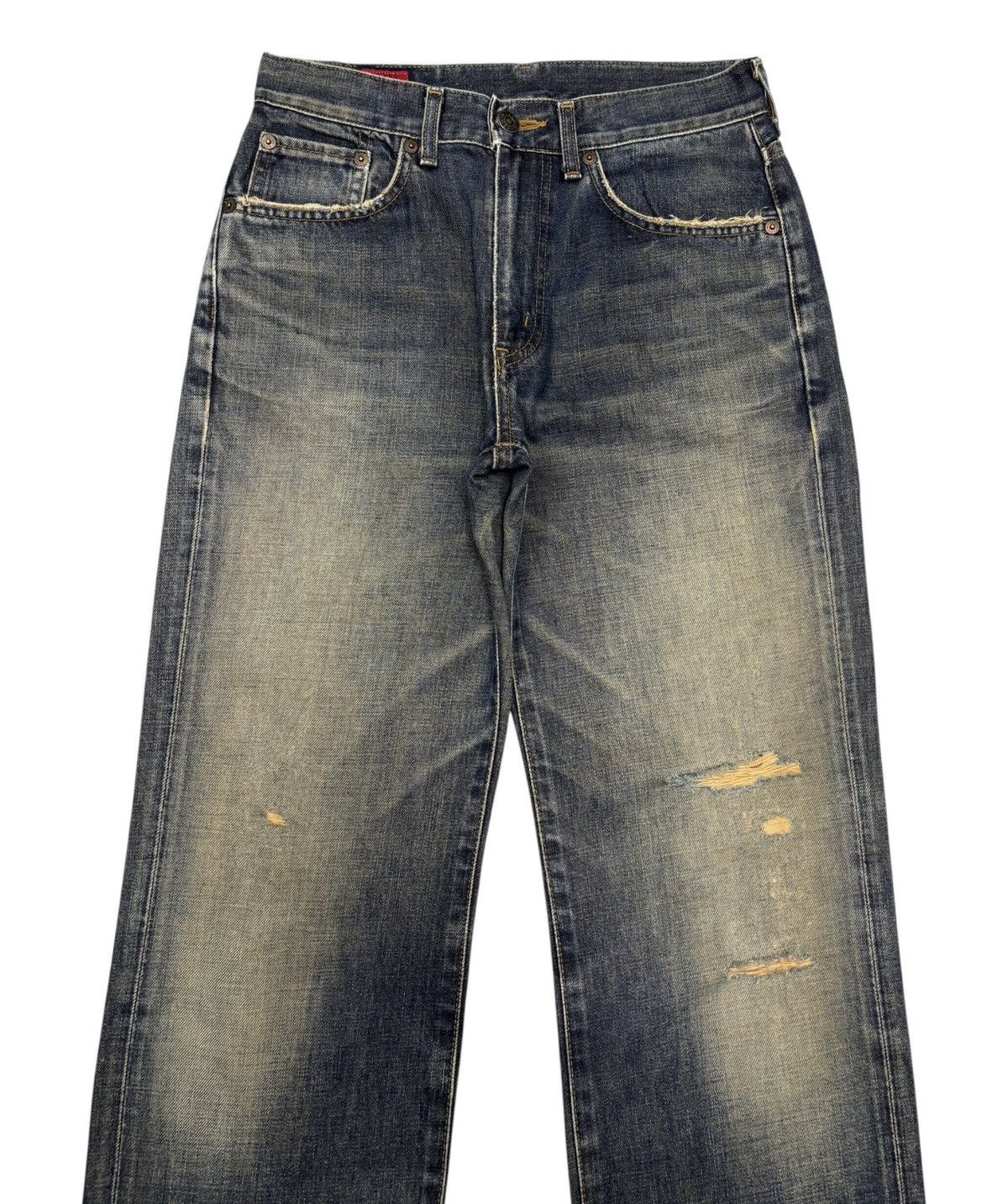 Kapital Edwin 503z Rusty Loose Jean Distressed Denim Size US 28 / EU 44 - 7 Thumbnail