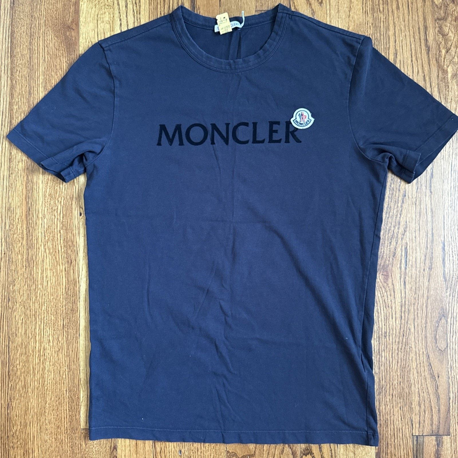 Moncler Moncler Men Navy Logo Tshirt Size S C8 Size US S / EU 44-46 / 1 - 1 Thumbnail