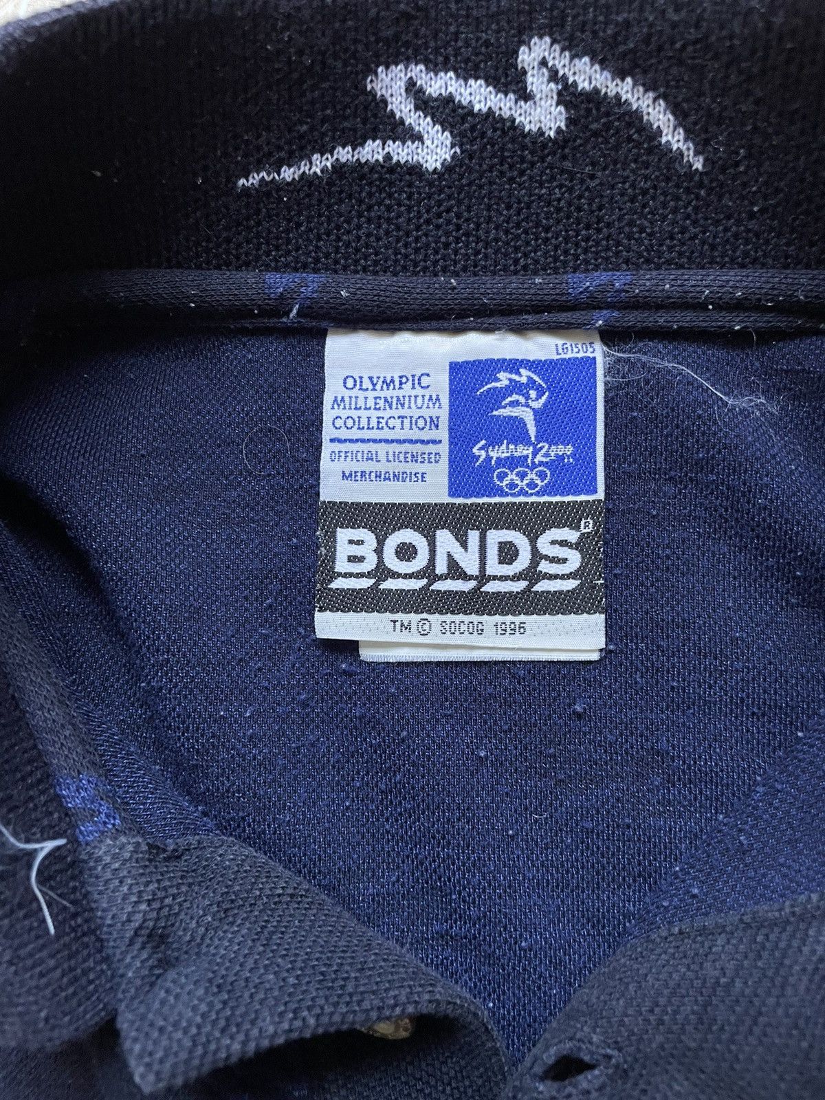 Vintage Vintage Bonds Sydney Olympics Games Mens Monogram Polo XL Size US XL / EU 56 / 4 - 10 Thumbnail