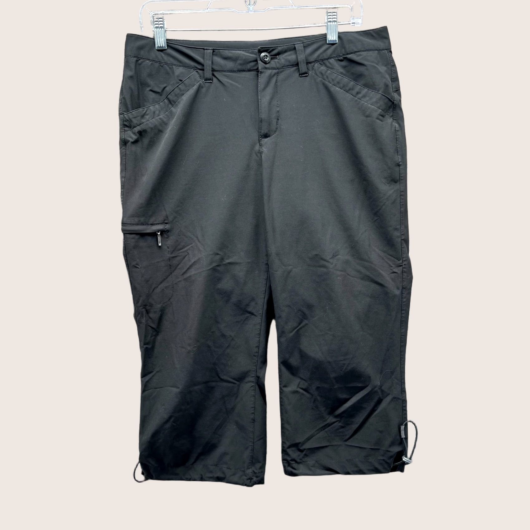 Eddie Bauer Eddie Bauer Pants Womens 6 Black Capri Lightweight Stretch Outdoor Hiking Ascent Size 28" / US 6 / IT 42 - 1 Thumbnail