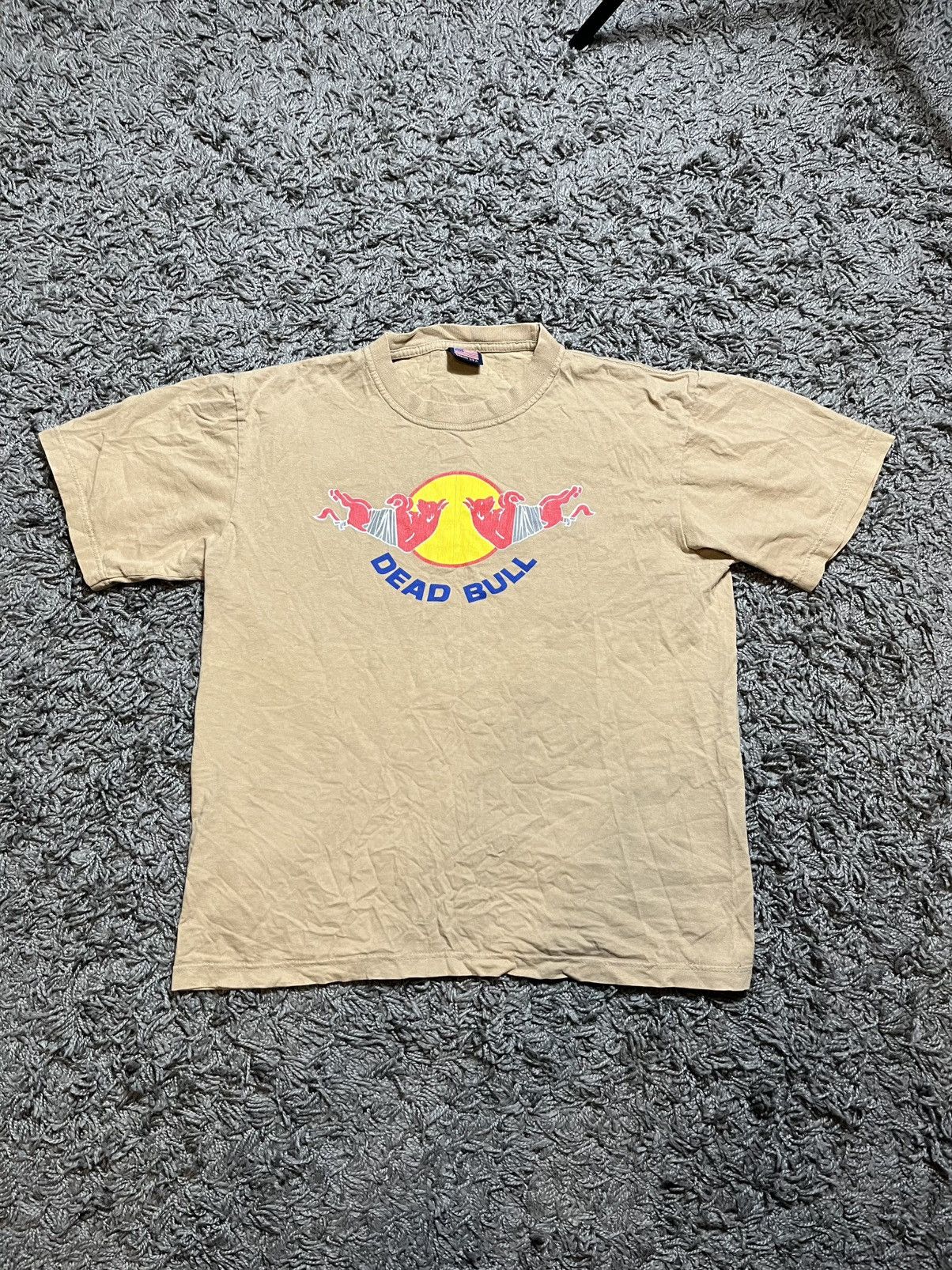 Vintage VINTAGE 00s DEAD BULL HUMOR ART USA COTTON T-SHIRT Size US S / EU 44-46 / 1 - 1 Thumbnail