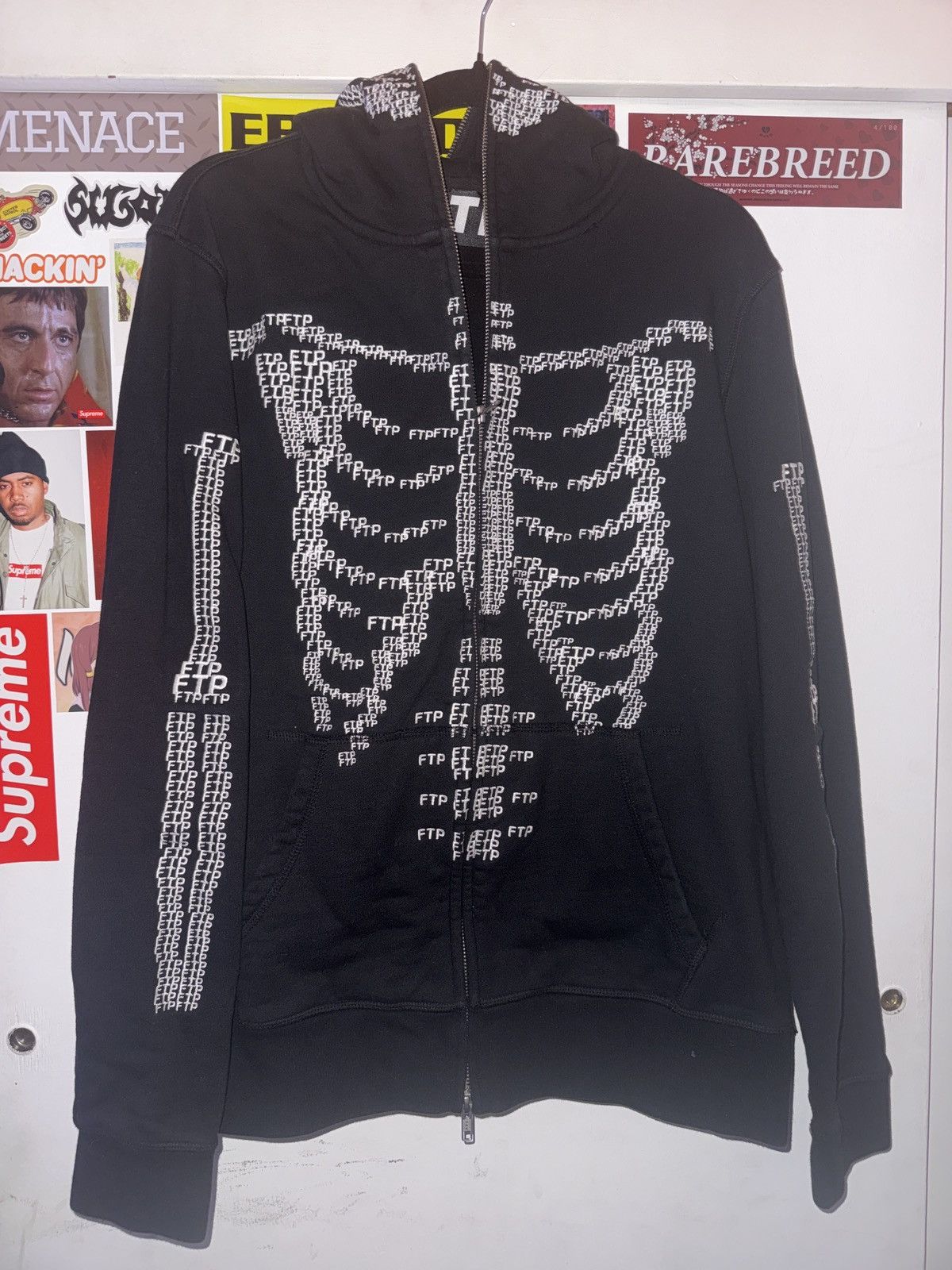 Fuck The Population FTP Skeleton Full Zip Hoodie Size US L / EU 52-54 / 3 - 1 Thumbnail