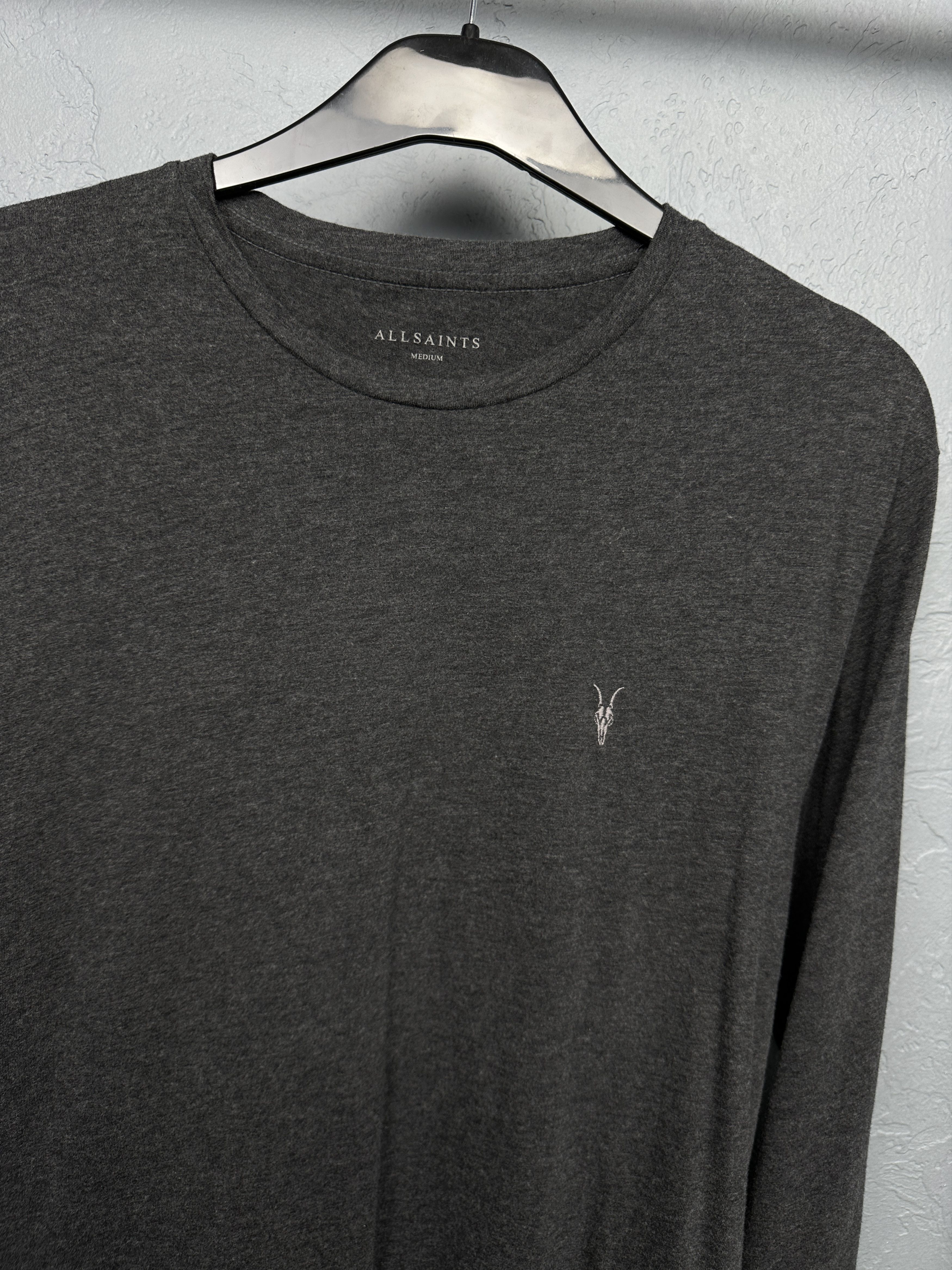 Allsaints Allsaints Brace Mens Crew Neck Long Sleeve T-Shirt Tee Size US M / EU 48-50 / 2 - 2 Thumbnail