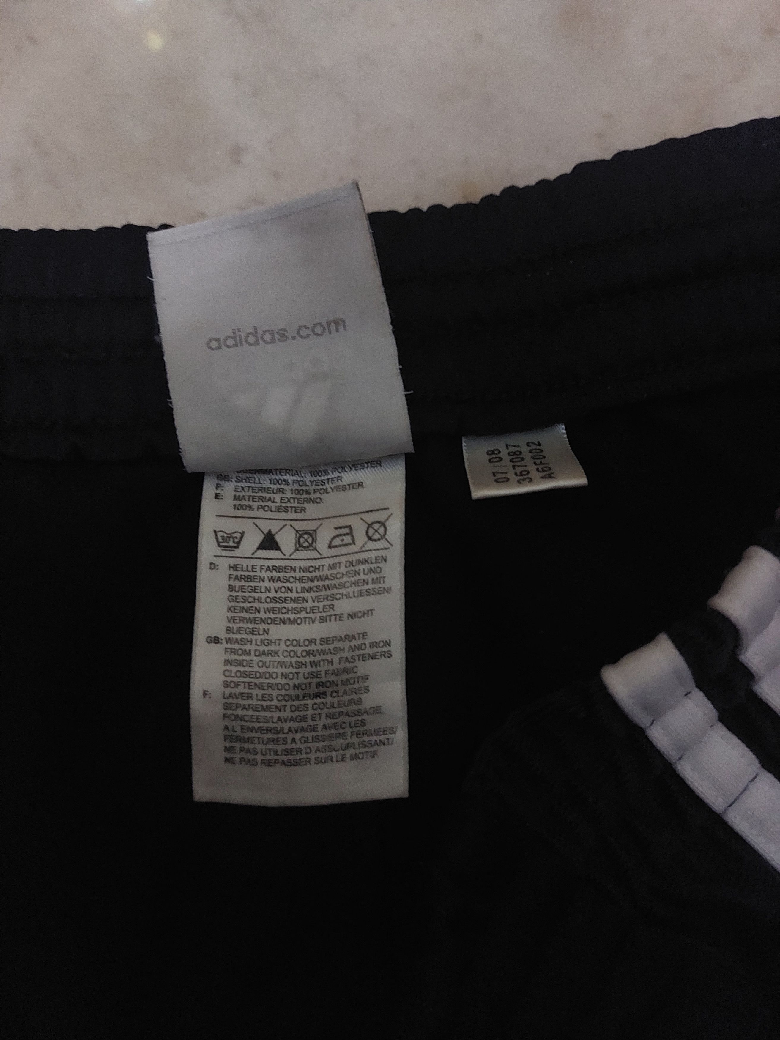 Adidas Jogger Pants Adidas Black 3 stripes Size US 39 - 3 Thumbnail