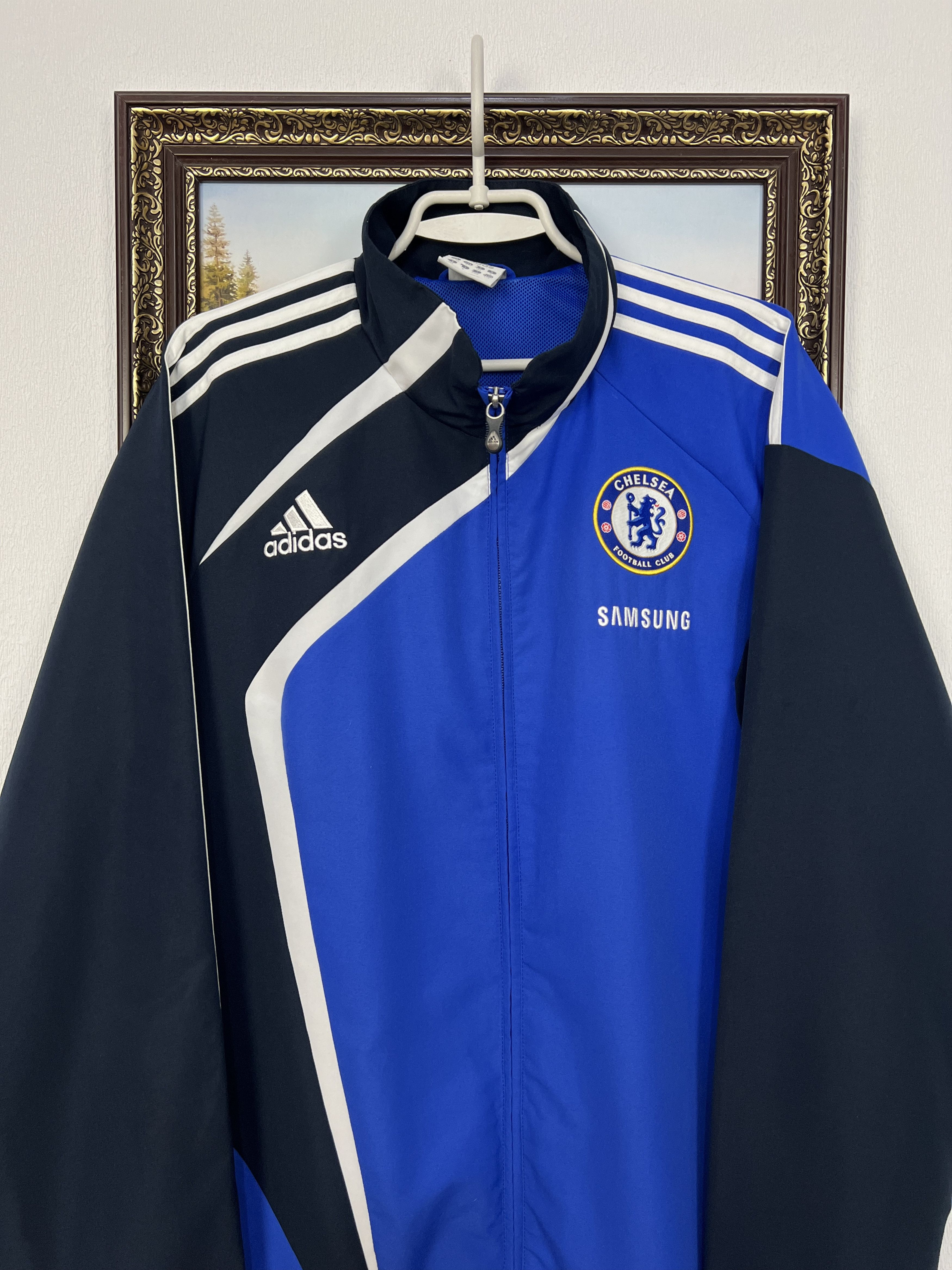 Adidas Vintage Adidas Chelsea Football Jacket Soccer Track Top Size US L / EU 52-54 / 3 - 2 Thumbnail