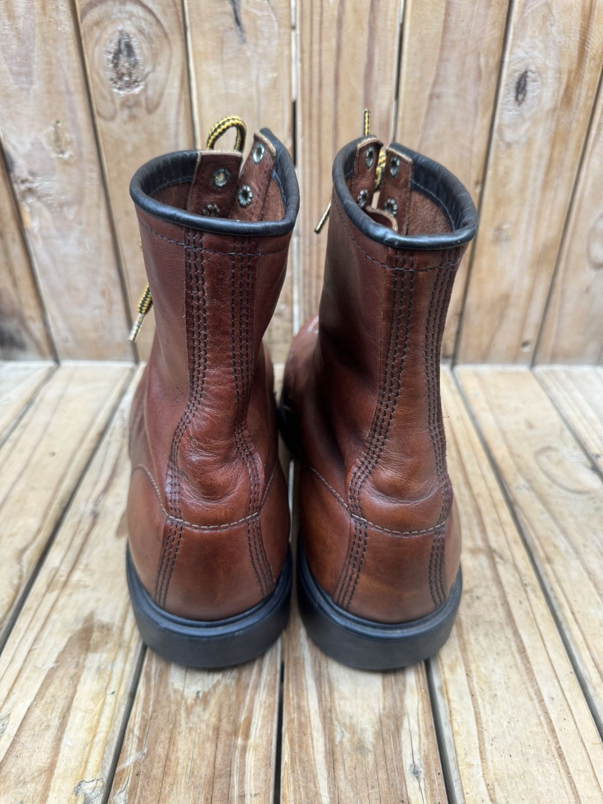 Red Wing Red Wing Steel toe work&Safety brown leather boots US 11 EEE Size US 11 / EU 44 - 12 Thumbnail