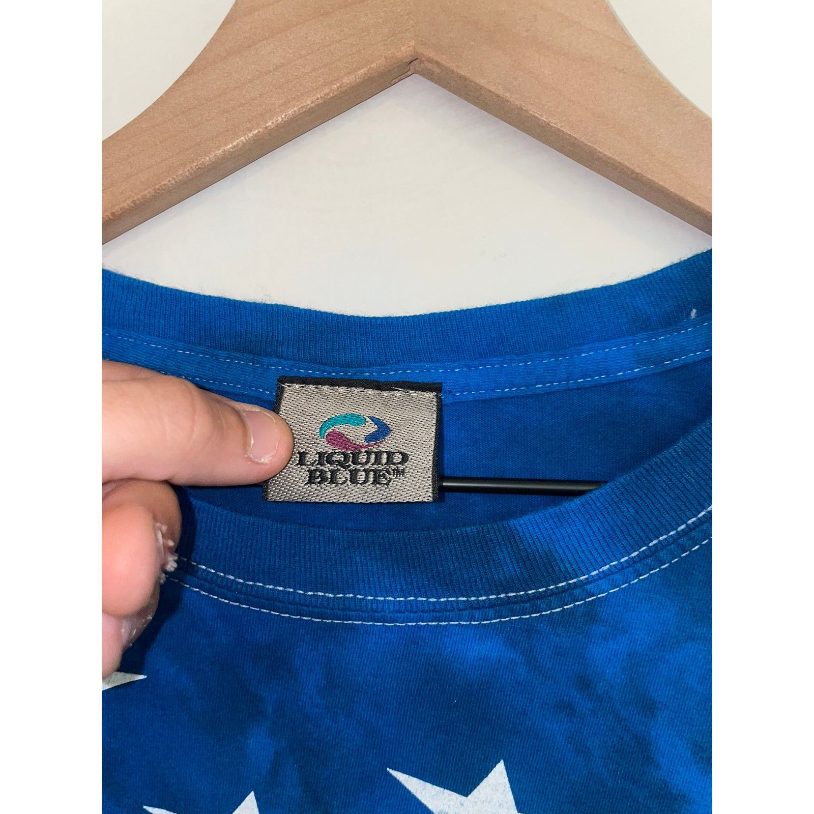 Liquid Blue Liquid Blue Stars & Stripes Shirt America Flag Tee VTG Y2K 2 Size US XXL / EU 58 / 5 - 6 Thumbnail