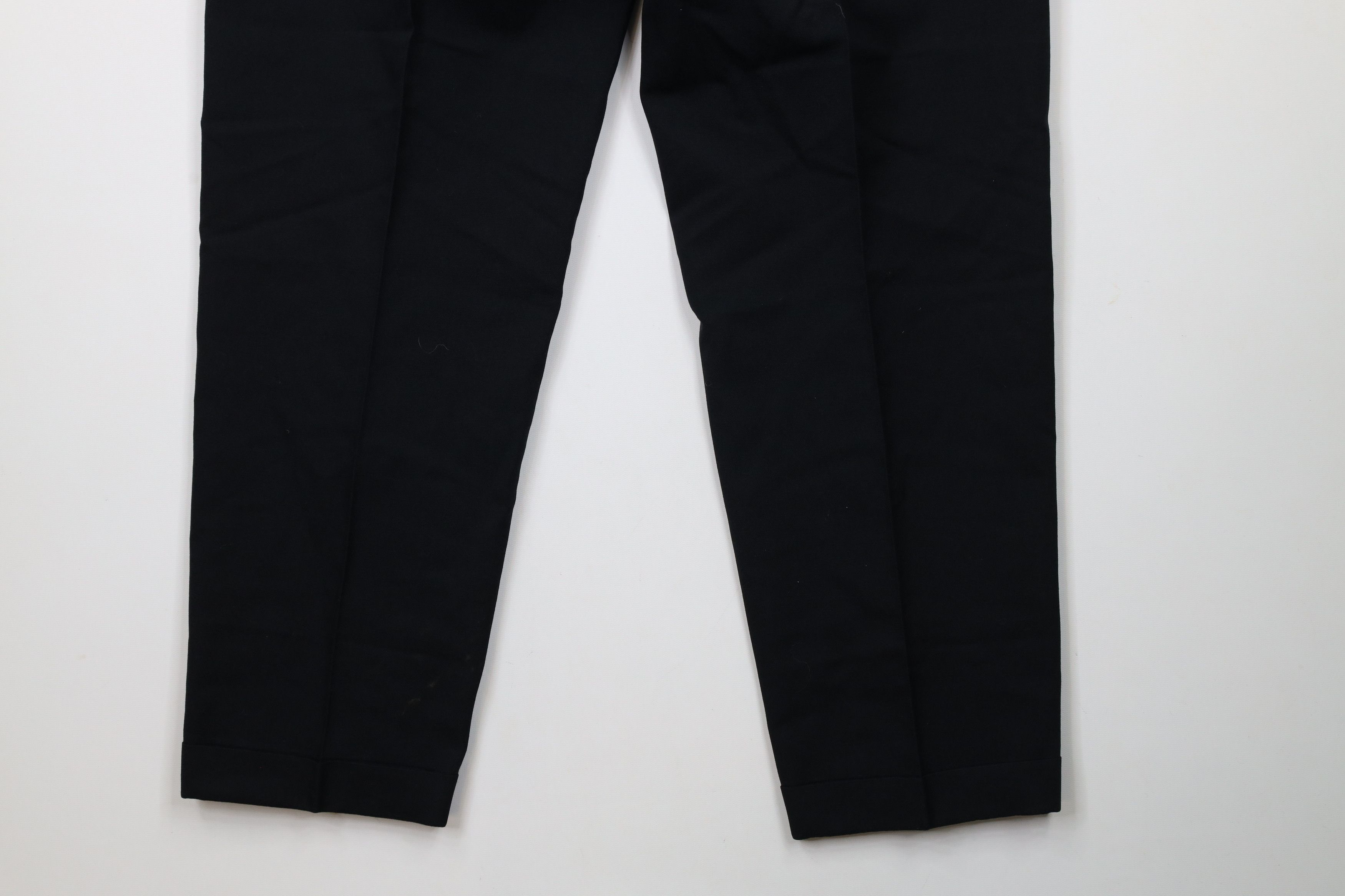 Vintage Vintage 90s Streetwear Cuffed Wide Leg Chino Pants Black USA Size US 34 / EU 50 - 12 Thumbnail