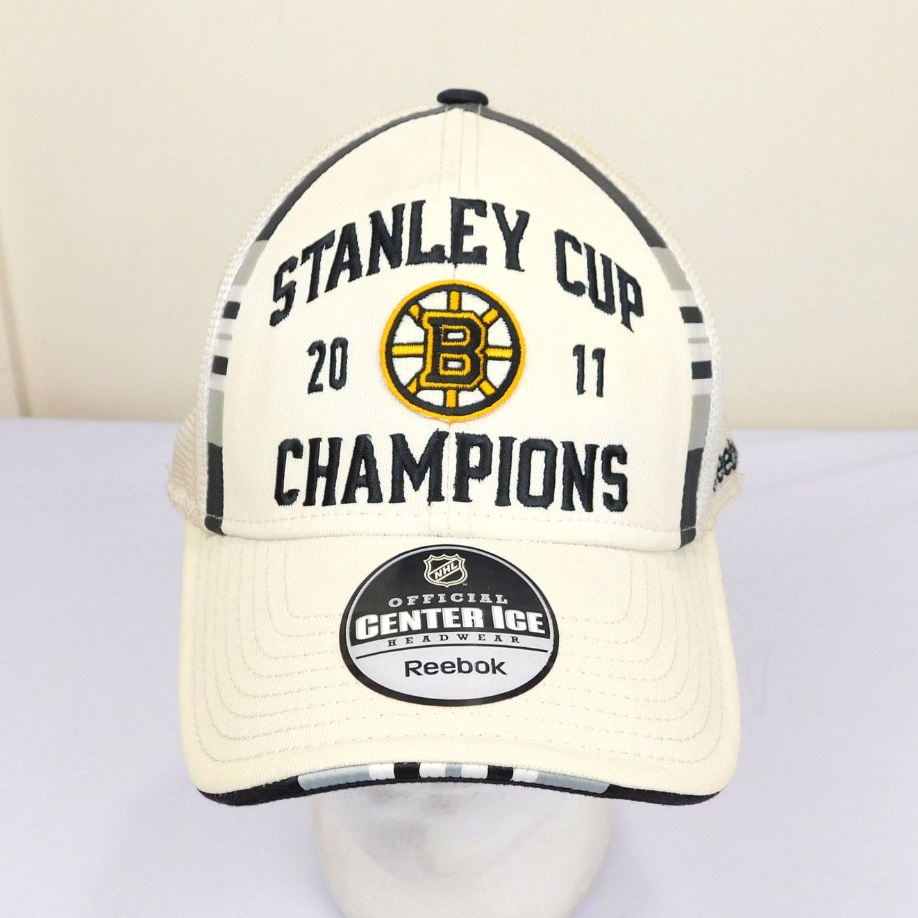 Reebok Boston Bruins 2011 Stanley Cup Champions Hat Reebok OSFA Size ONE SIZE - 1 Thumbnail