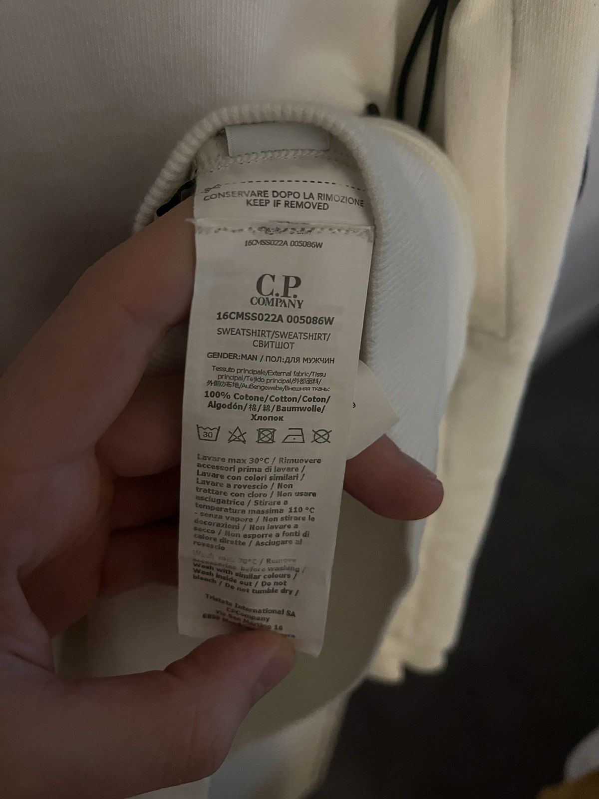 C.P. Company White C.P company jumper Size US M / EU 48-50 / 2 - 5 Thumbnail