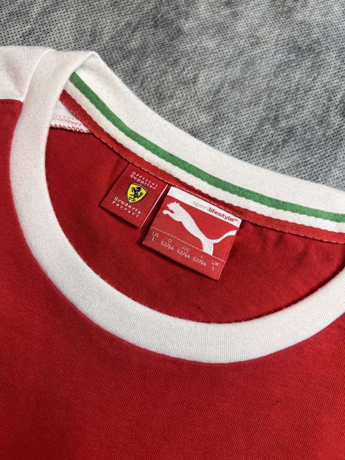 Puma Ferrari Scuderia F1 Team T-Shirt Puma Santander Size US L / EU 52-54 / 3 - 7 Thumbnail