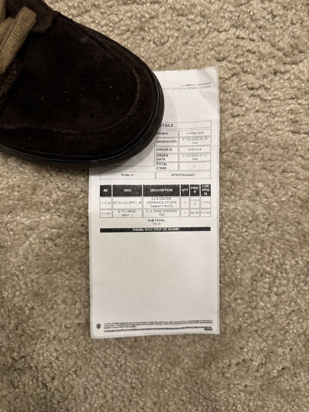 Travis Scott NEW Cactus jack x Online Ceramics Complexcon sweatpants Size US 32 / EU 48 - 6 Thumbnail