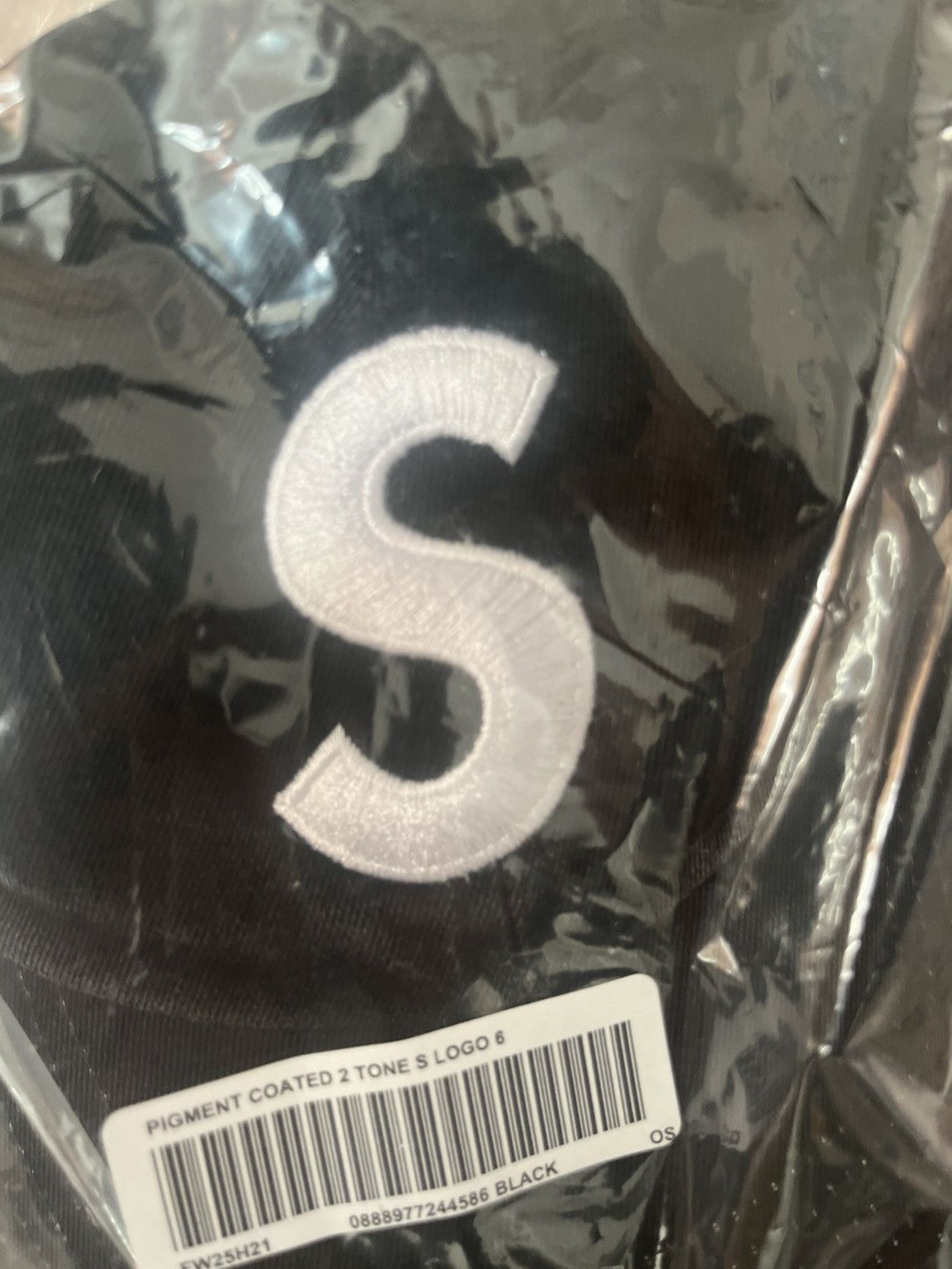 Supreme Supreme Pigment Coated 2-Tone S Logo 6-Panel Size ONE SIZE - 4 Thumbnail