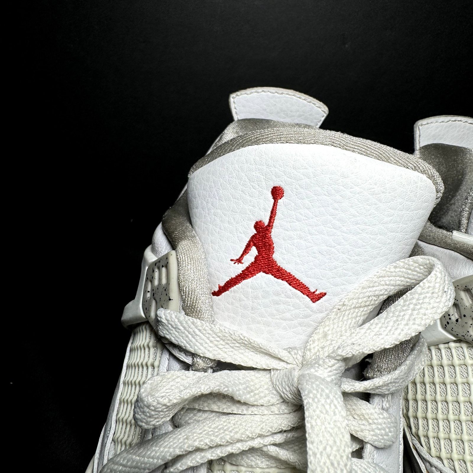 Jordan Brand × Nike Size 7 - Nike Air Jordan 4 Retro GS White Oreo Men's Shoes Size US 7 / EU 40 - 5 Thumbnail