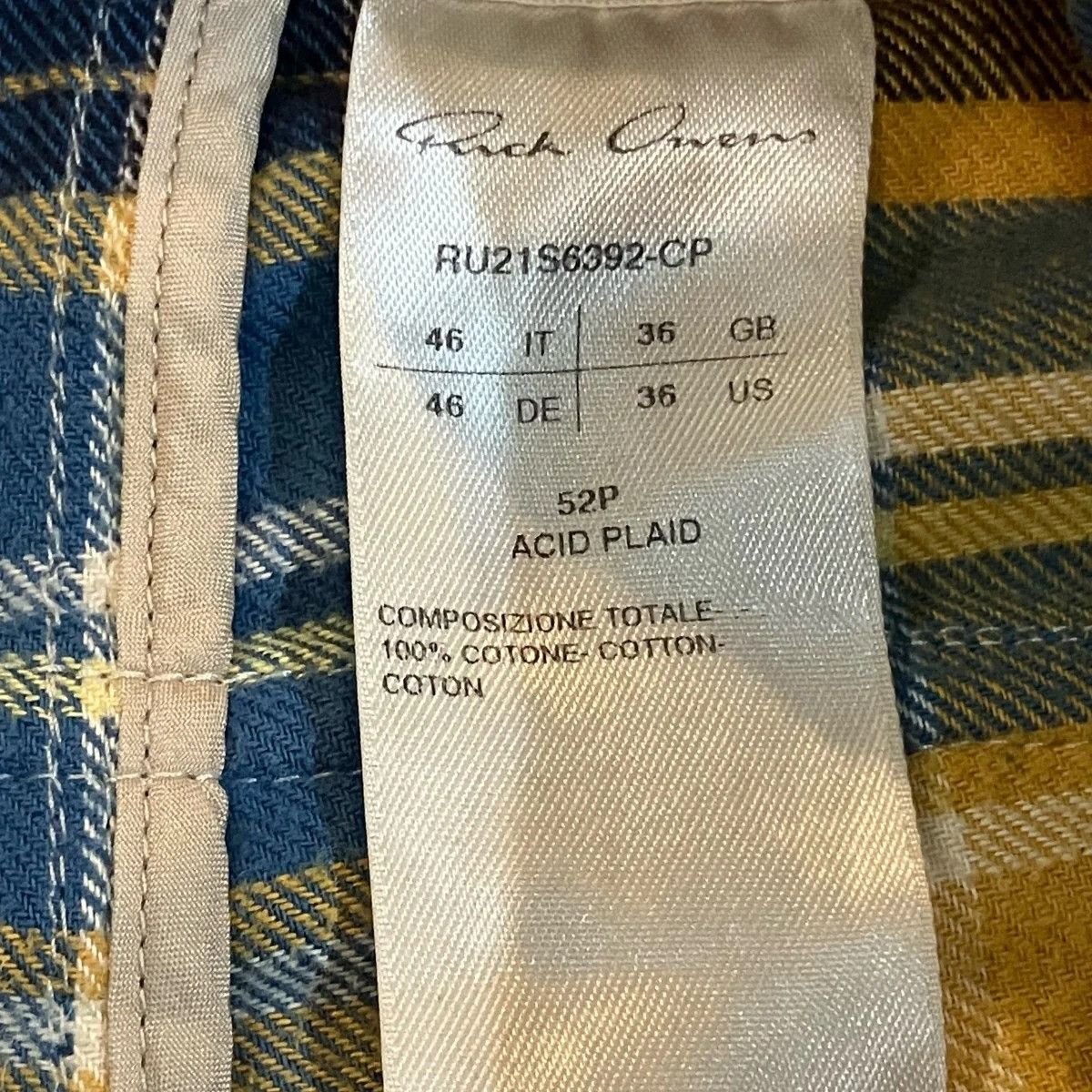 Rick Owens bela plaid pants Size US 30 / EU 46 - 5 Thumbnail