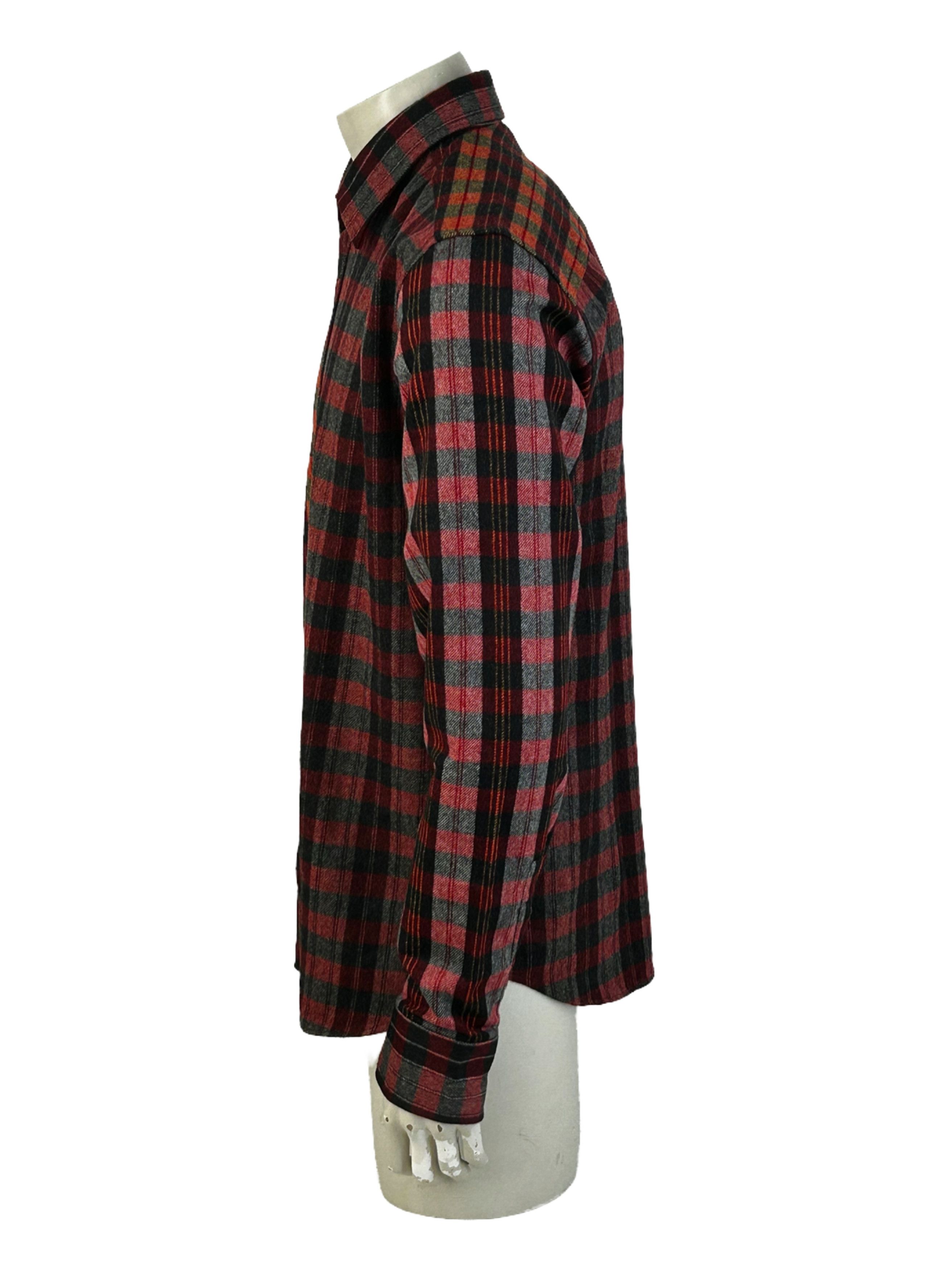 Fendi FENDI MULTI COLOUR FLANNEL CHECK SHIRT SIZE 45 Size US XXL / EU 58 / 5 - 4 Thumbnail