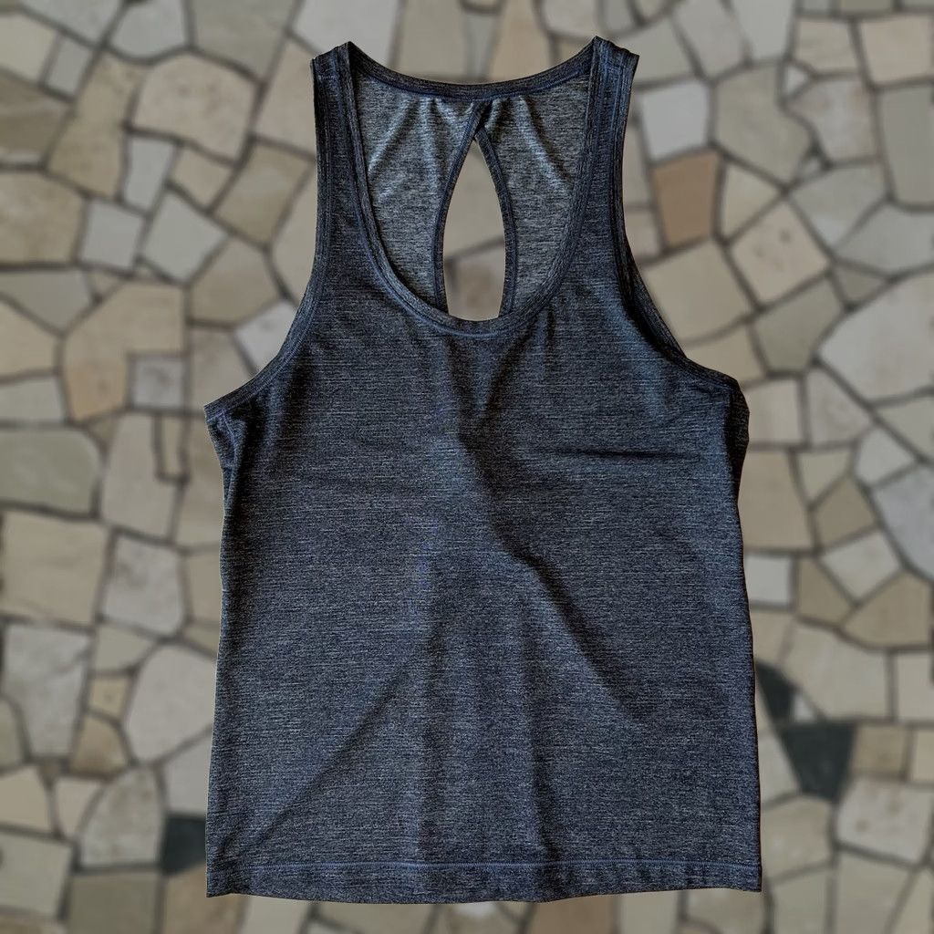 Lululemon Lululemon Hold And Let Flow Tank Heathered Gray Women’s 8 Tank Top Sleeveless Crew Neck Breathable Lightweight Relaxed Fit Activewear Casual Womens Size M / US 6-8 / IT 42-44 - 1 Thumbnail