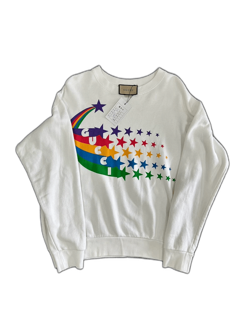 Gucci Gucci Rainbow Stars Long Sleeve Sweatshirt Size US XS / EU 42 / 0 - 1 Thumbnail