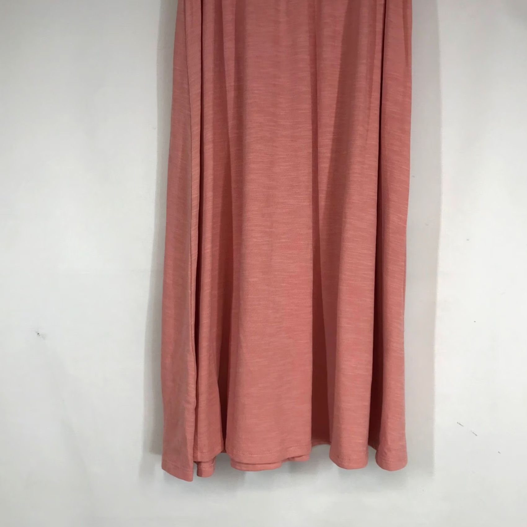 Pinko DownEast Womens Coral Pink Smocked Waist Midi Knit Skirt XS Size 26" / US 2 / IT 38 - 6 Thumbnail