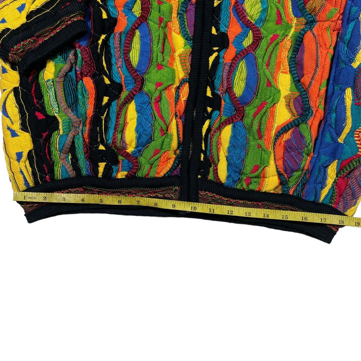 Coogi × Vintage VINTAGE COOGI 90’s ZIPPER KNITWEAR SWEATER Size US M / EU 48-50 / 2 - 13 Thumbnail