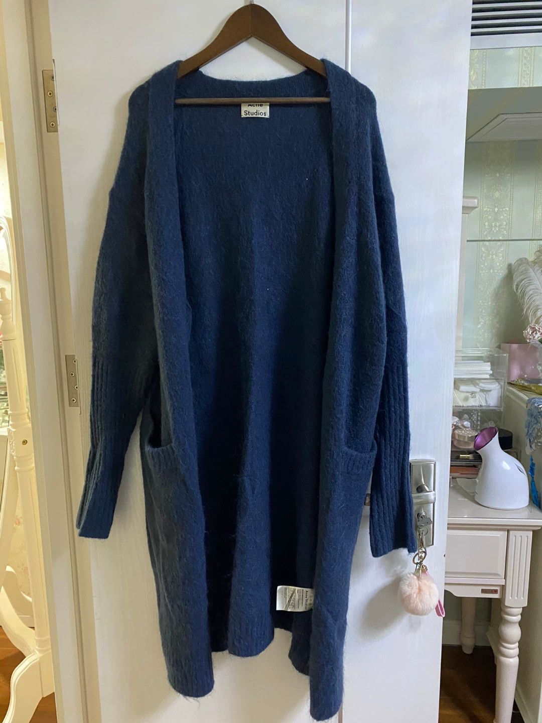 Acne Studios acne inky blue mohair cardigan long - -DMC Size US XS / EU 42 / 0 - 1 Thumbnail