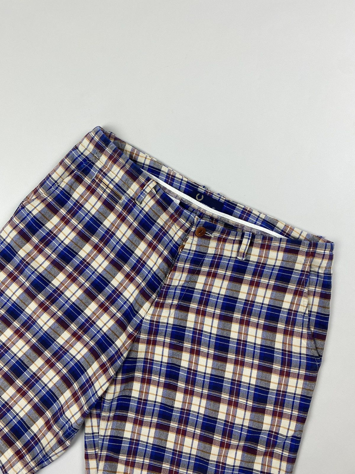 Fred Perry Fred Perry men’s checked chino shorts size 32" Size US 32 / EU 48 - 4 Thumbnail