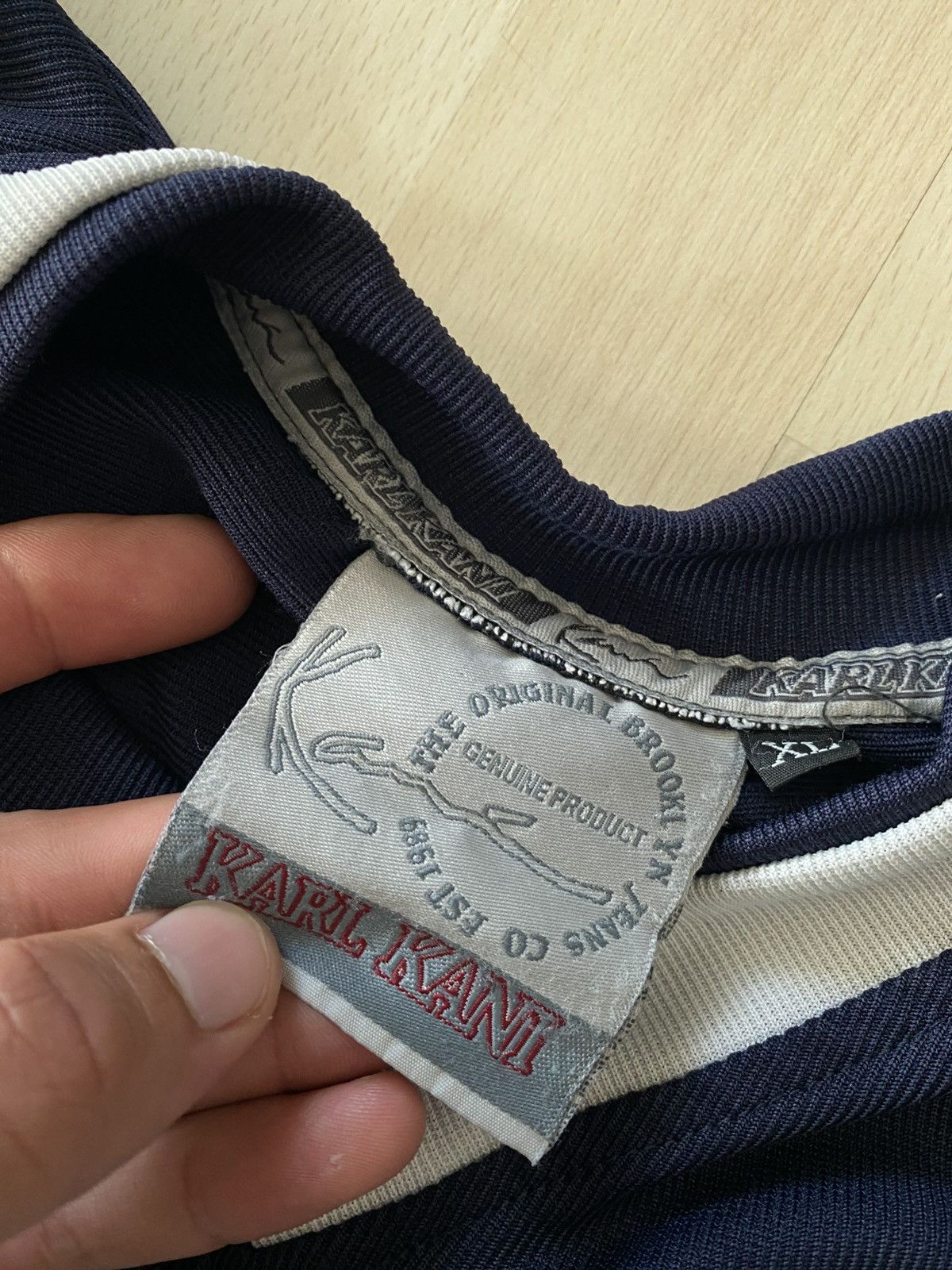 Karl Kani Vintage Karl Kani Y2K 23 Cropped Jersey Size US XL / EU 56 / 4 - 7 Thumbnail