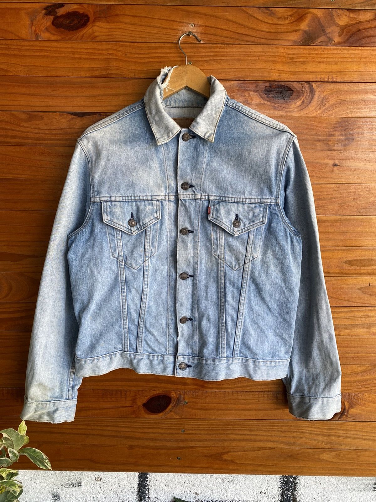Levi's Vintage 1980s Levi’s 70505 Denim Jacket Light Wash Trucker Size US M / EU 48-50 / 2 - 3 Thumbnail